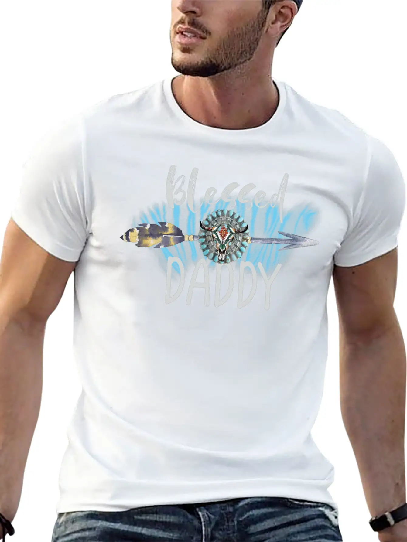 BLESSED Dad Classic Cotton Tee – Unisex Comfort For Any Season