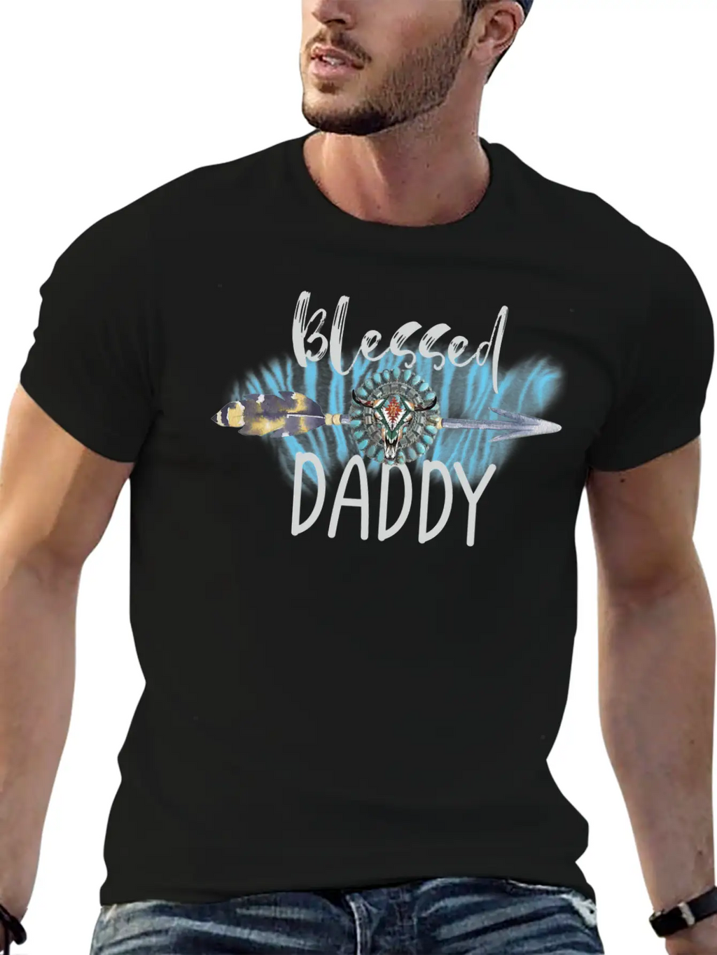 BLESSED Dad Classic Cotton Tee – Unisex Comfort For Any Season