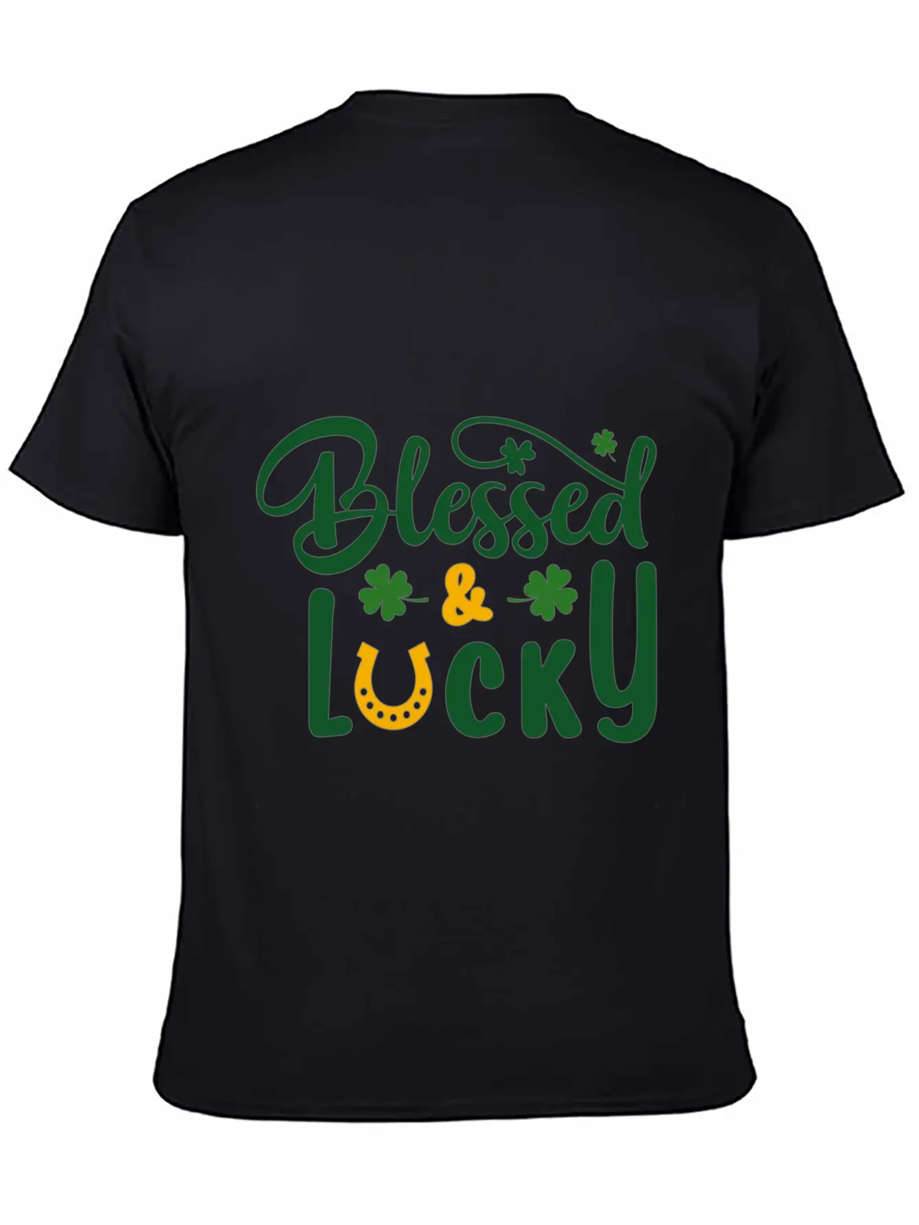 Blessed Lucky Blessed Lucky Synonyms Lucky Relaxed Everyday Tee – Lightweight And Durable Cotton