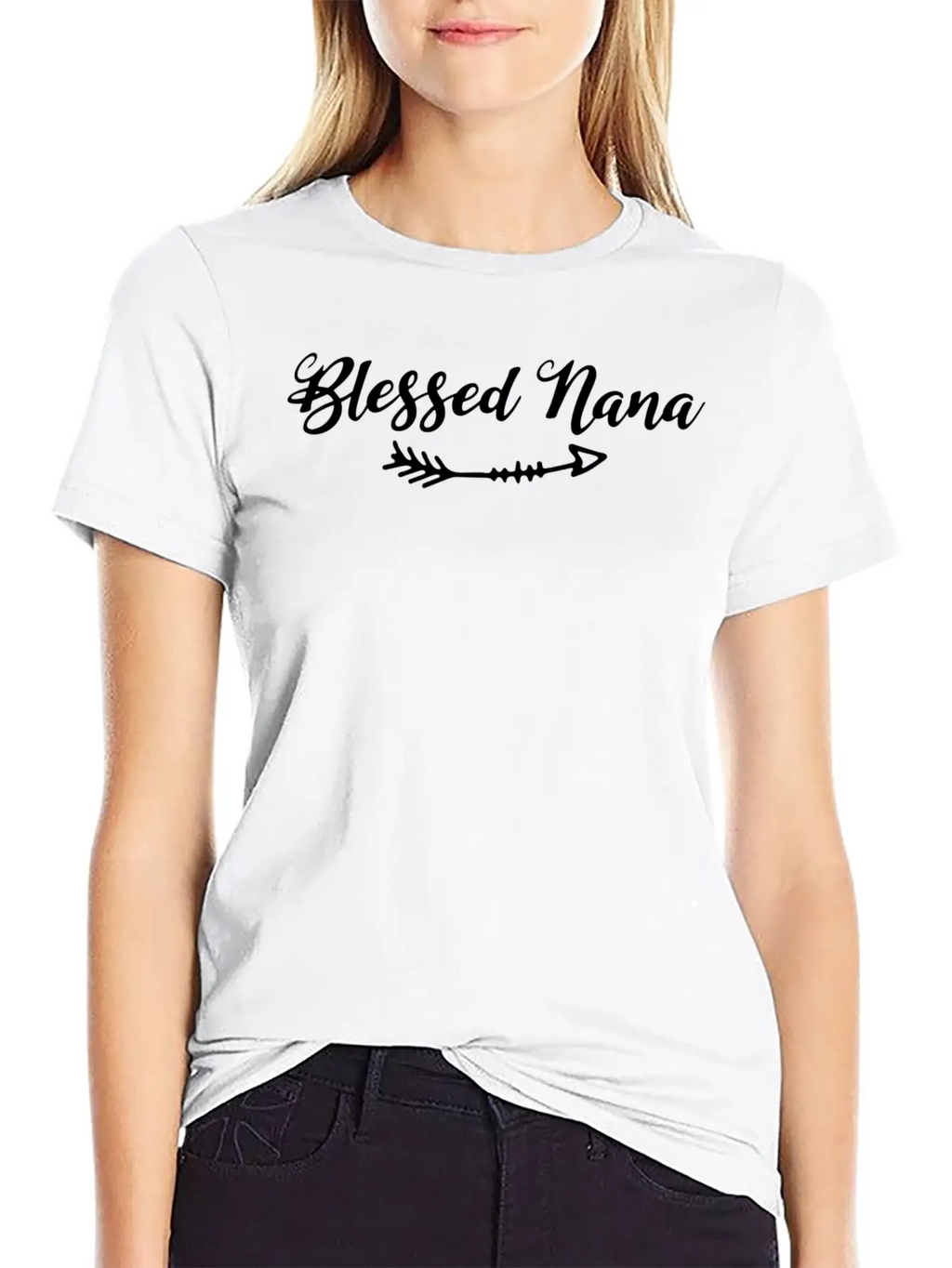 Blessed Nana Modern Fit Casual T-Shirt – Clean And Versatile Design