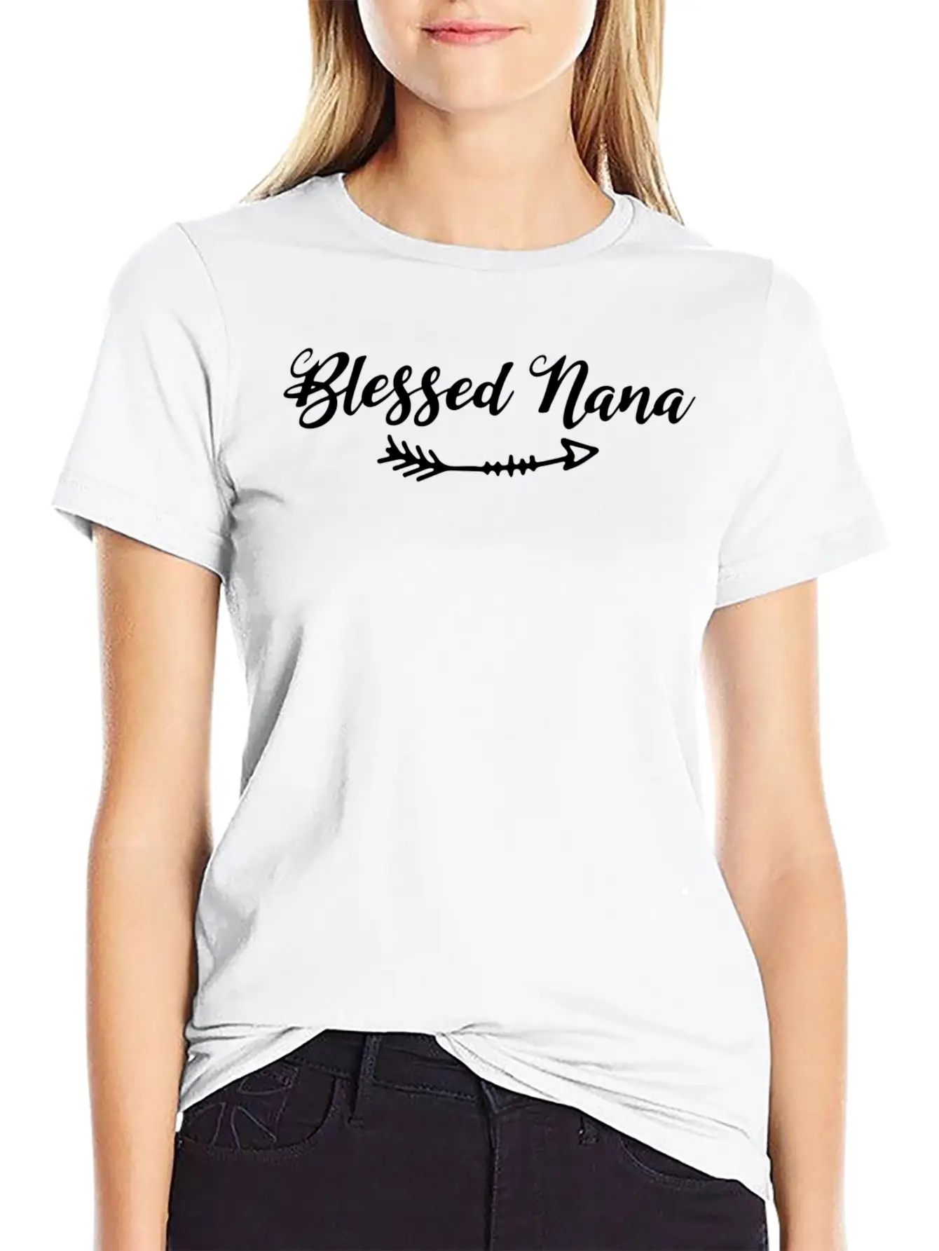 Blessed Nana Modern Fit Casual T-Shirt – Clean And Versatile Design
