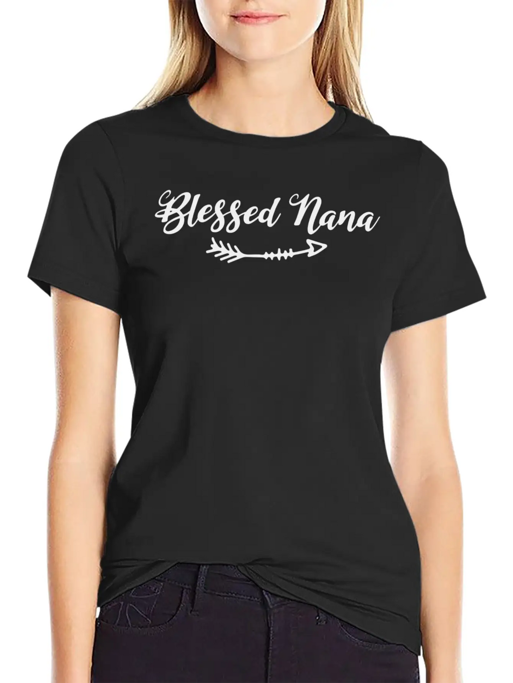 Blessed Nana Modern Fit Casual T-Shirt – Clean And Versatile Design