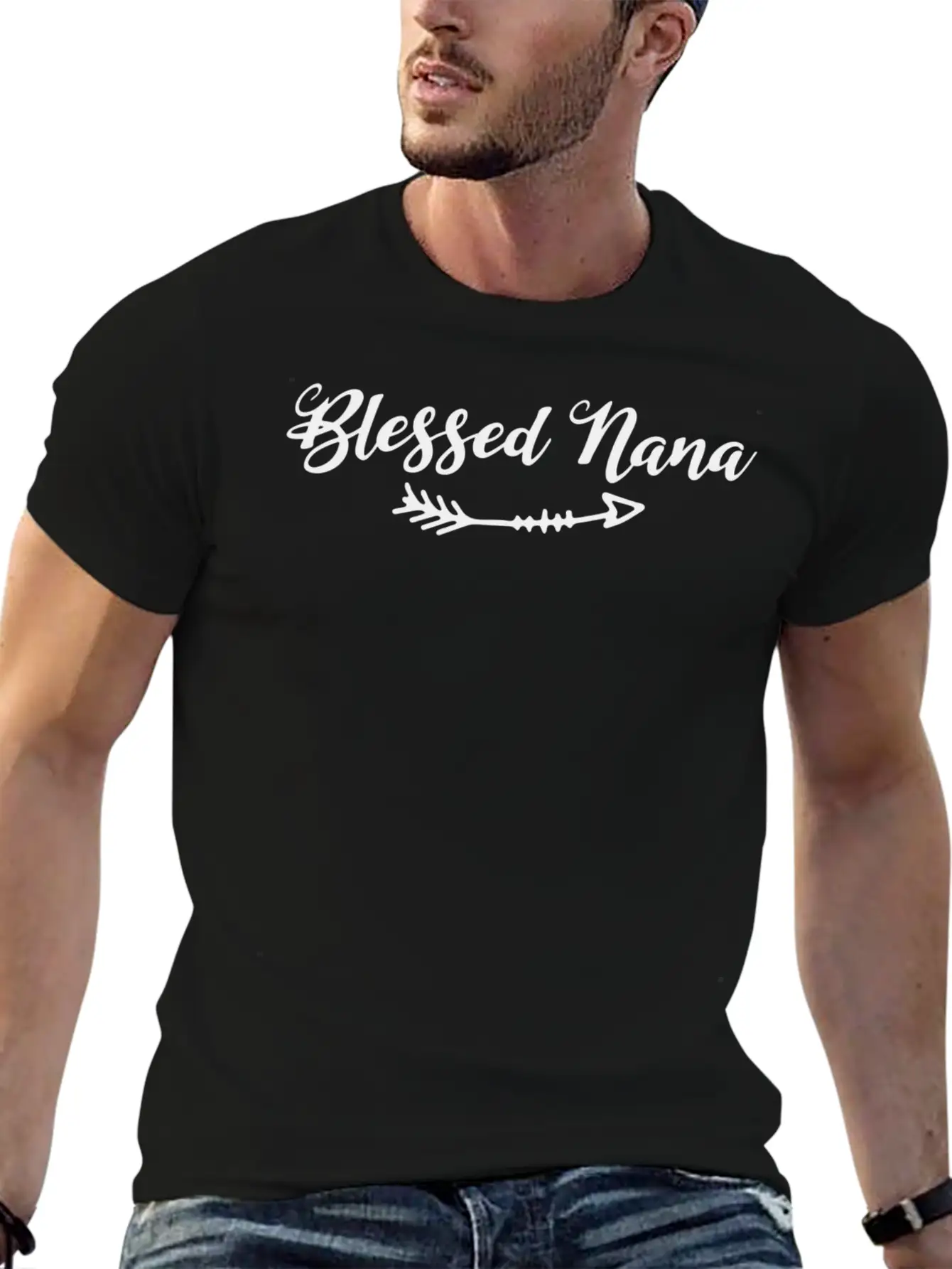 Blessed Nana Modern Fit Casual T-Shirt – Clean And Versatile Design