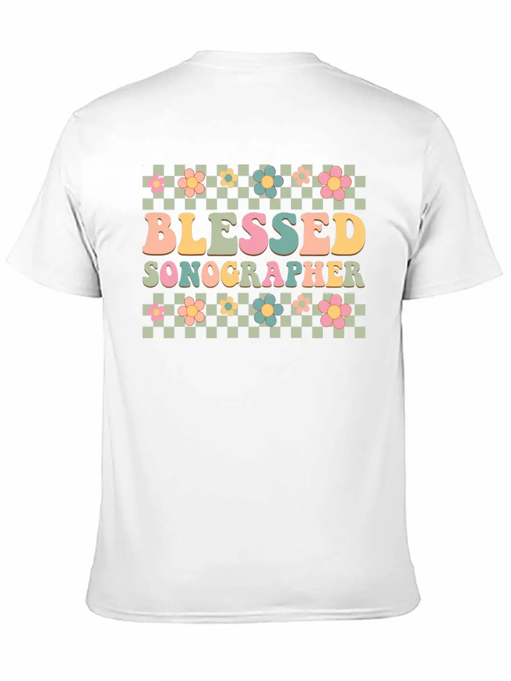 Blessed Sonographer Basic Graphic T-Shirt – Daily Comfort In Soft Cotton
