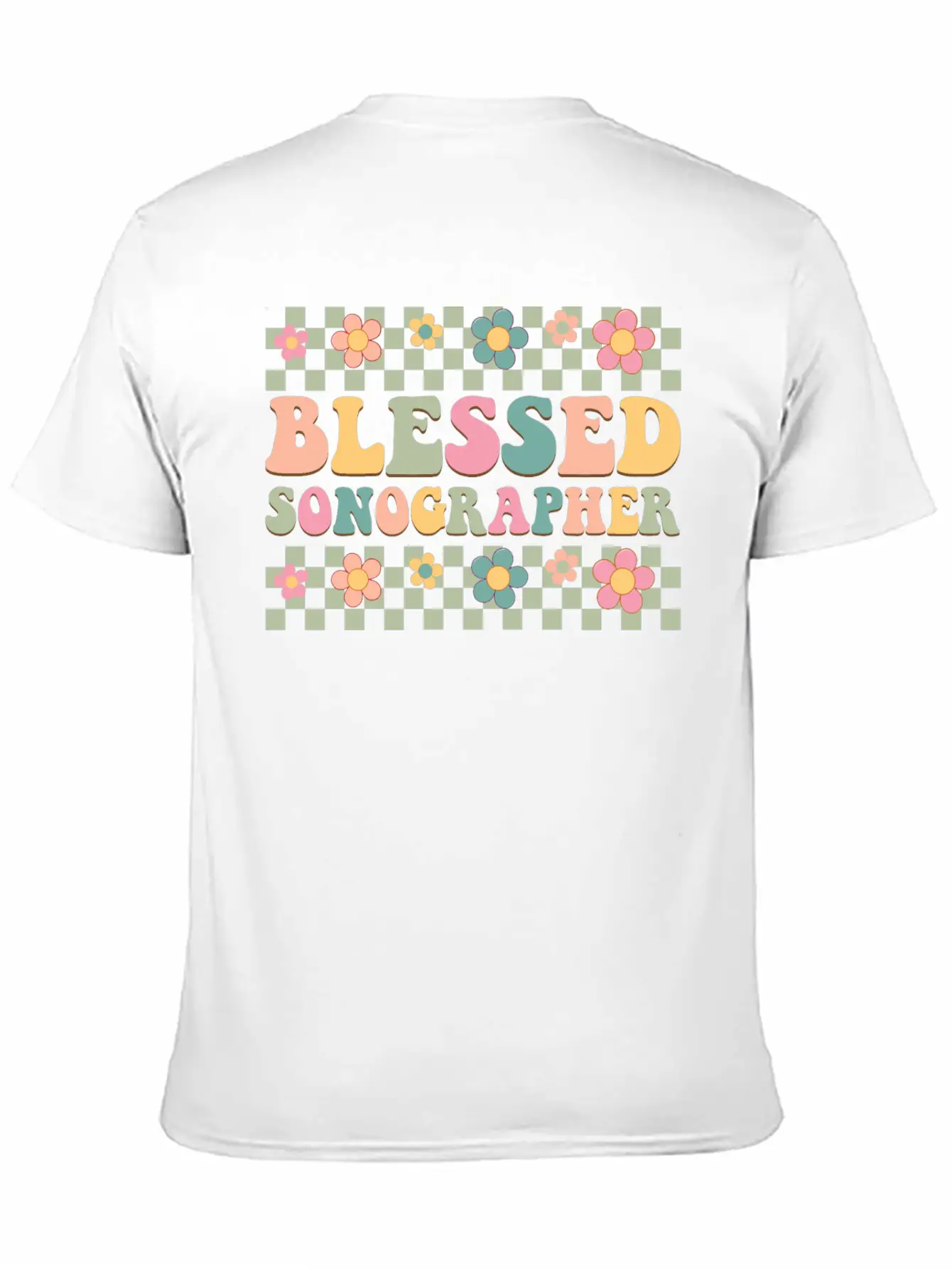Blessed Sonographer Basic Graphic T-Shirt – Daily Comfort In Soft Cotton