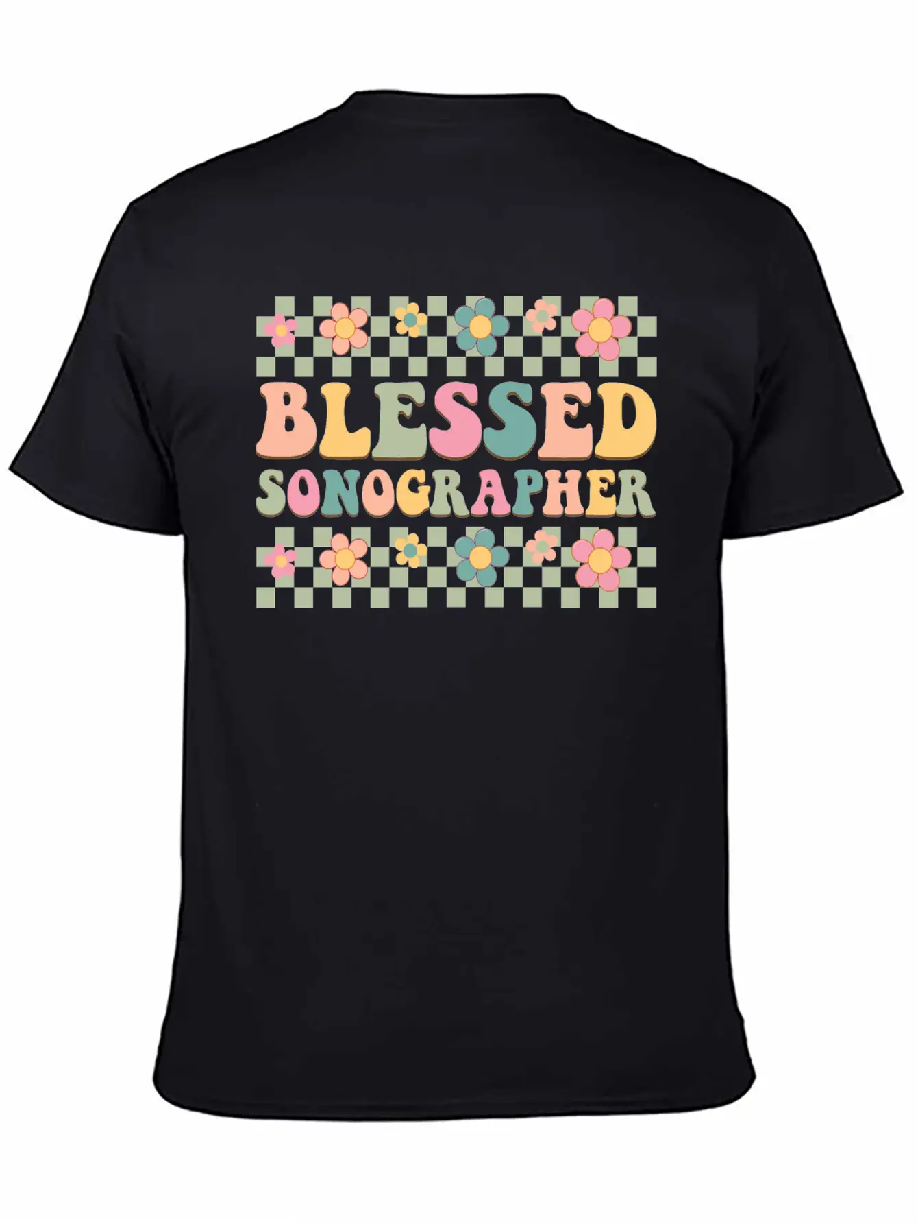 Blessed Sonographer Basic Graphic T-Shirt – Daily Comfort In Soft Cotton