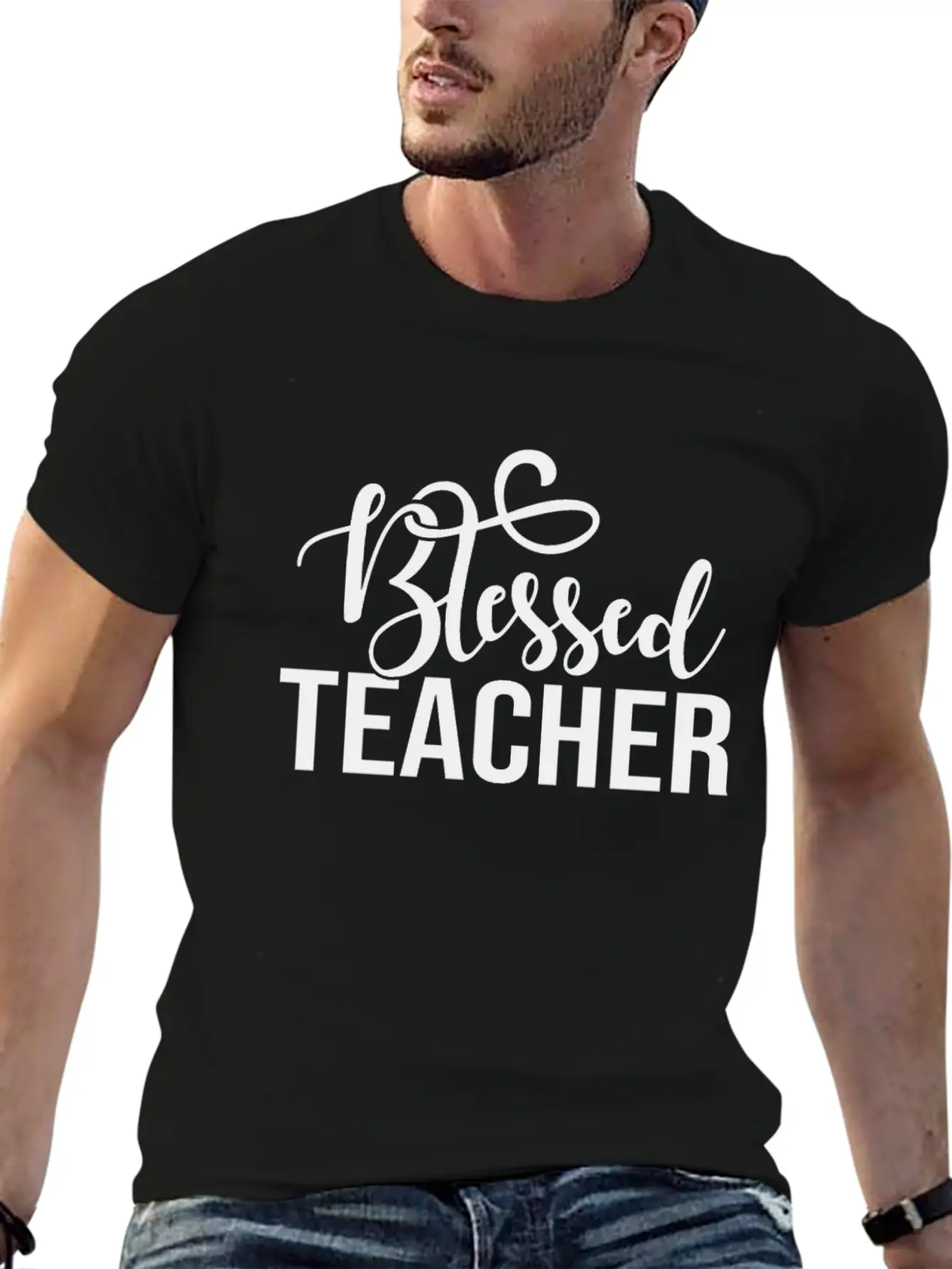 Blessed Teacher Classic Cotton Tee – Unisex Comfort For Any Season