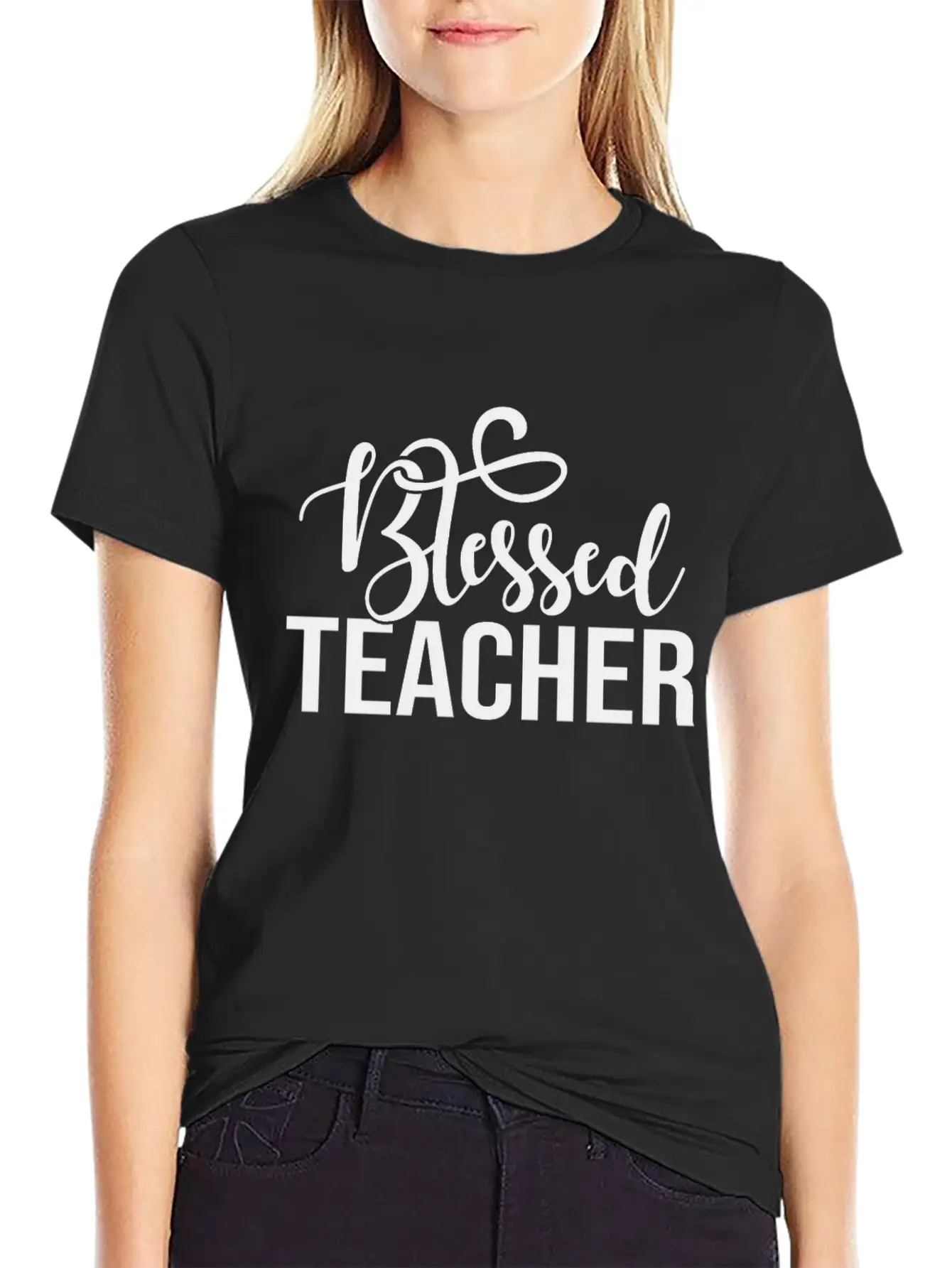 Blessed Teacher Classic Cotton Tee – Unisex Comfort For Any Season