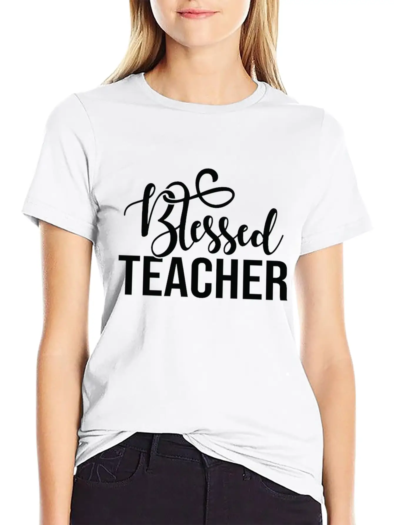 Blessed Teacher Classic Cotton Tee – Unisex Comfort For Any Season