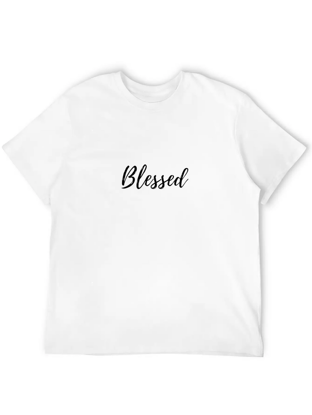 Blessed. (White) Classic Cotton Tee – Unisex Comfort For Any Season