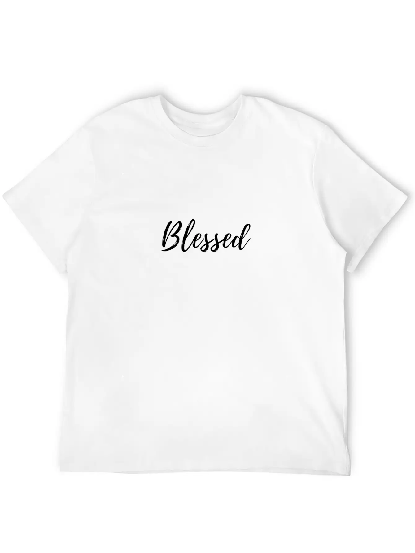 Blessed. (White) Classic Cotton Tee – Unisex Comfort For Any Season