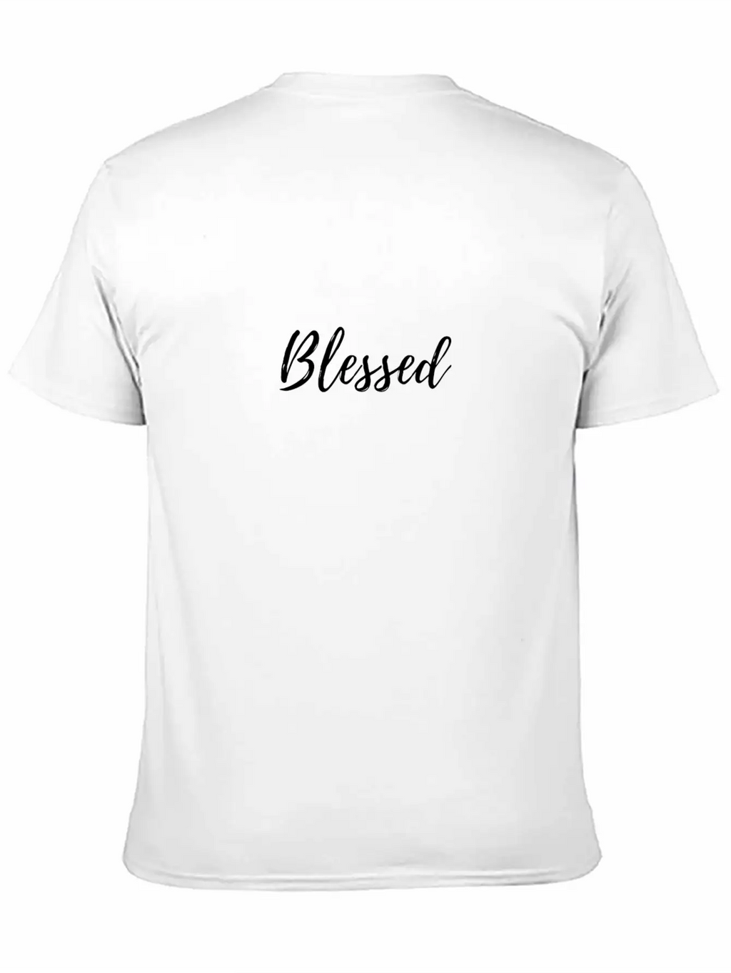 Blessed. (White) Classic Cotton Tee – Unisex Comfort For Any Season