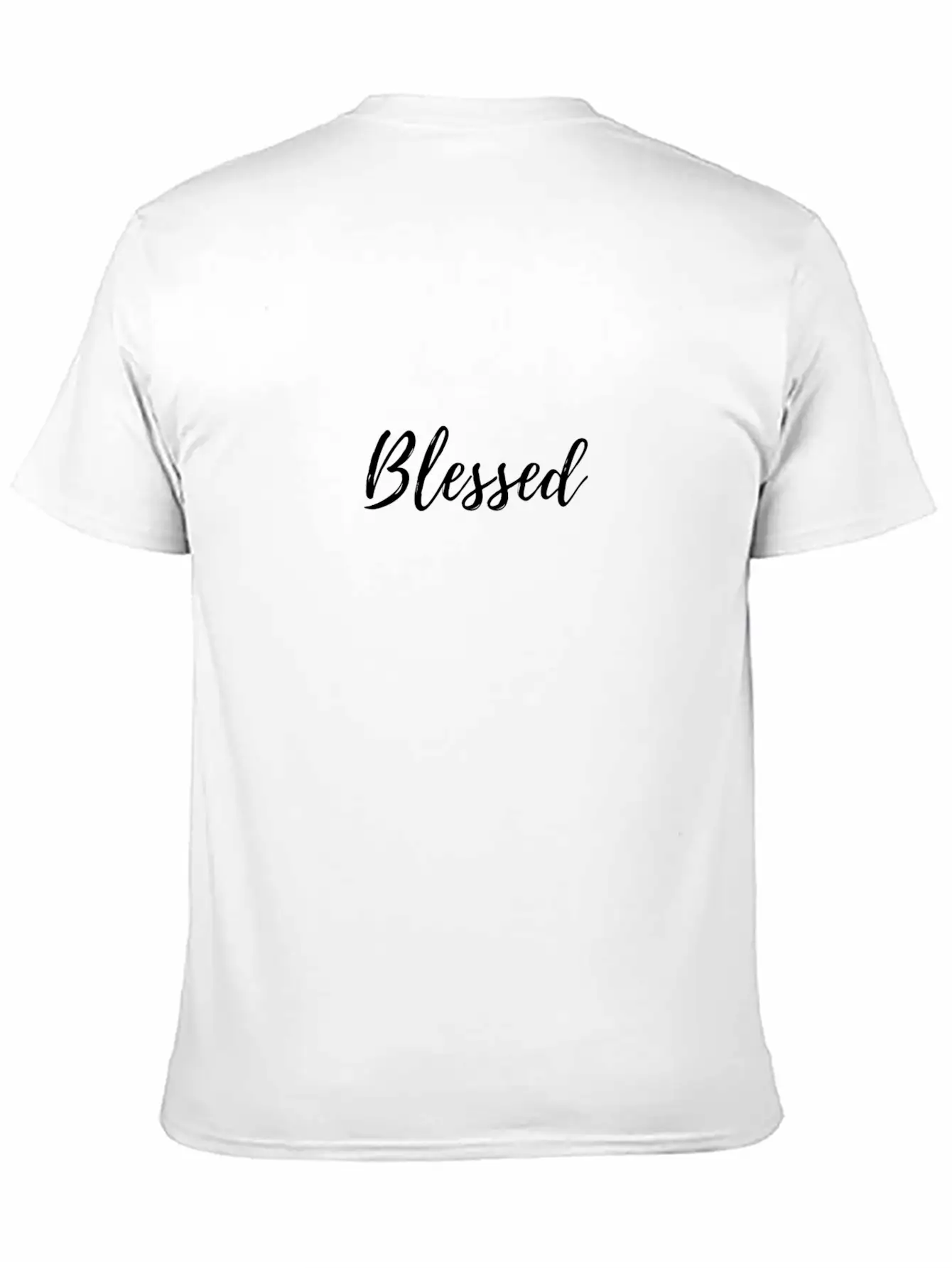 Blessed. (White) Classic Cotton Tee – Unisex Comfort For Any Season