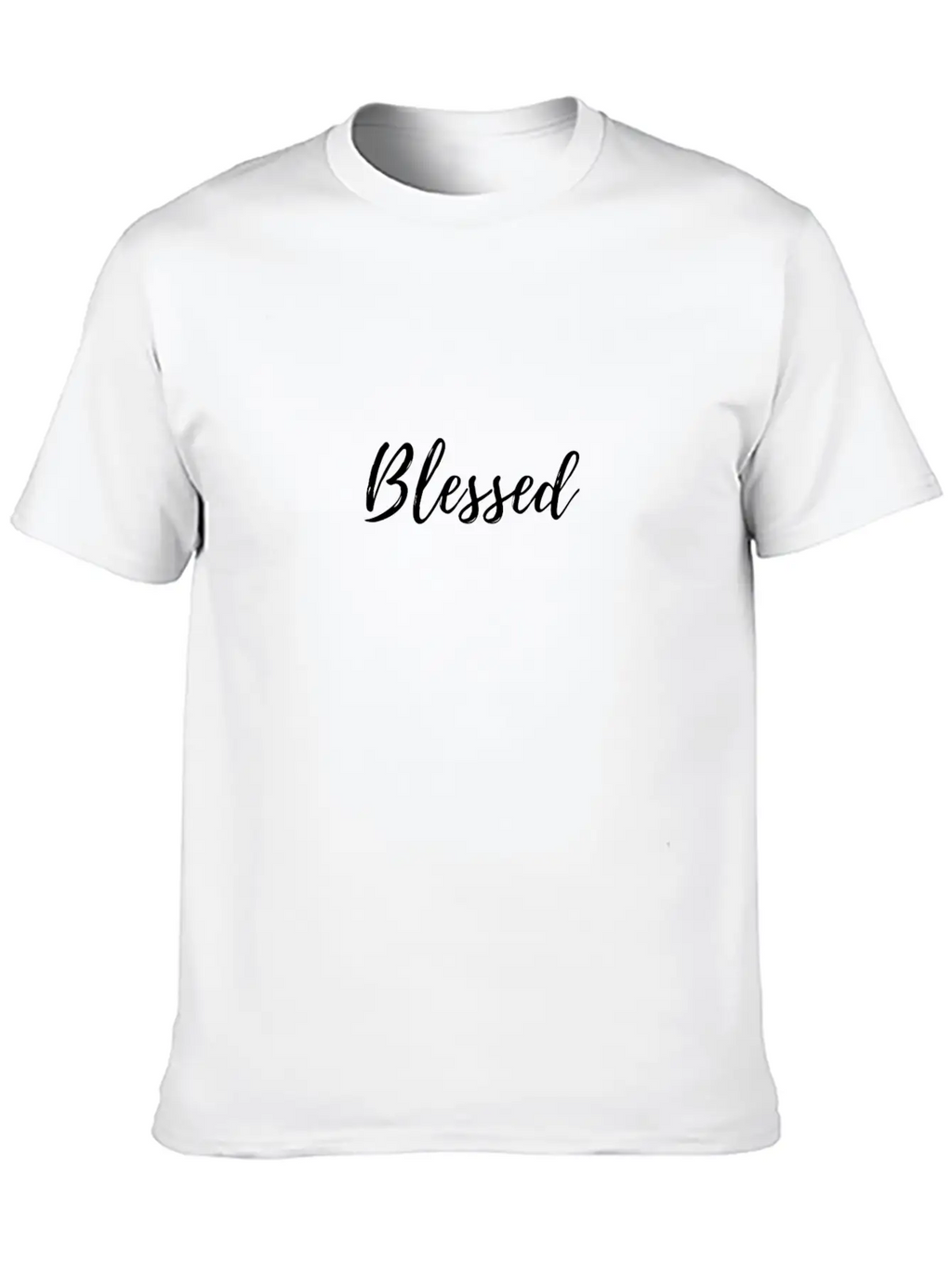 Blessed. (White) Classic Cotton Tee – Unisex Comfort For Any Season