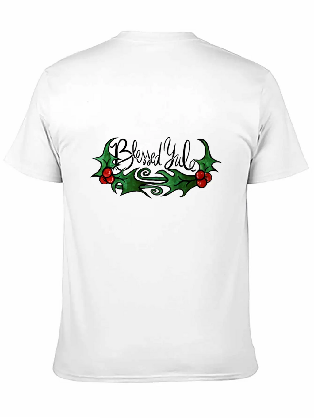 Blessed Yule Timeless Short Sleeve Tee – Comfy And Minimalist Design