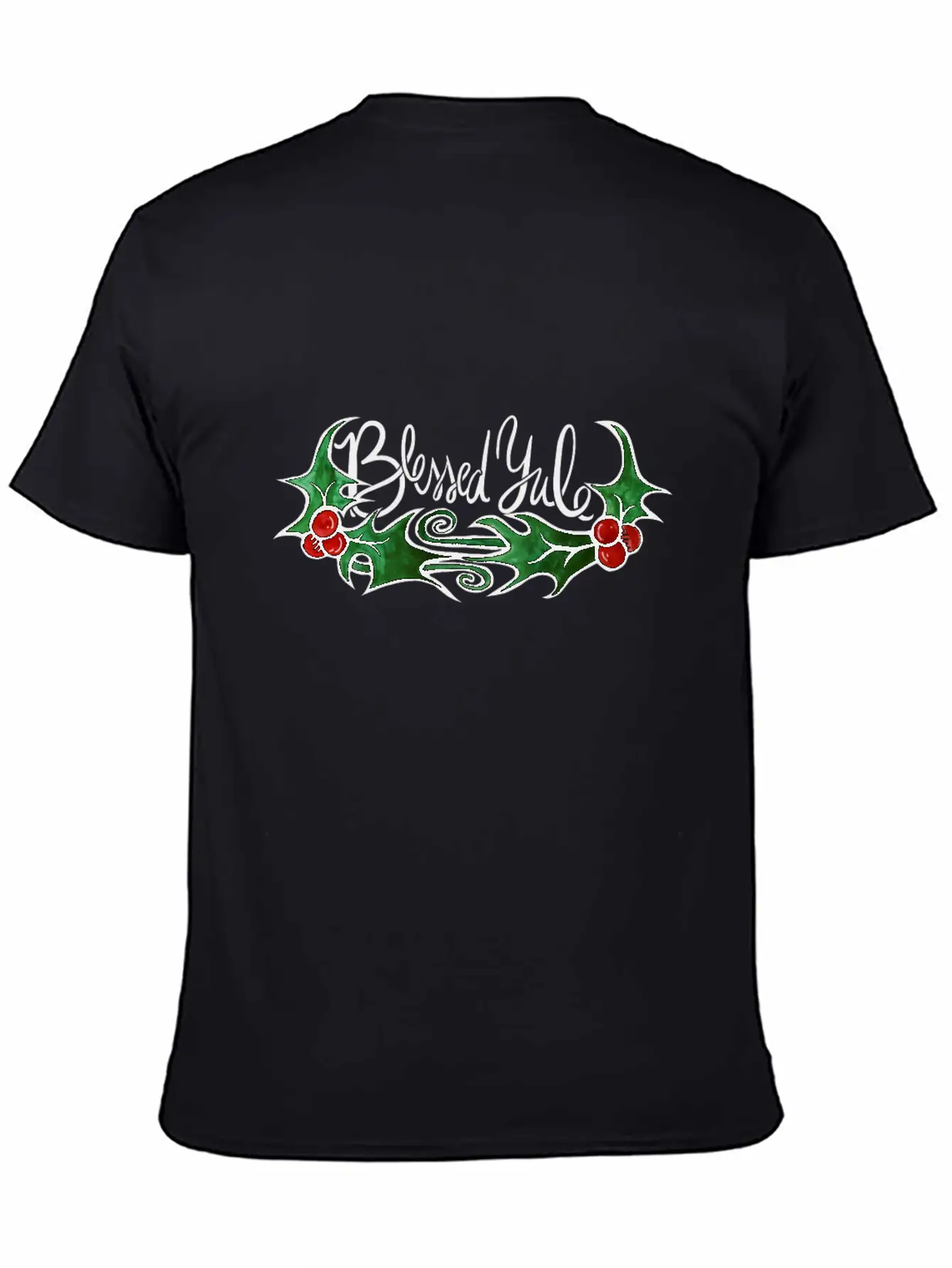 Blessed Yule Timeless Short Sleeve Tee – Comfy And Minimalist Design