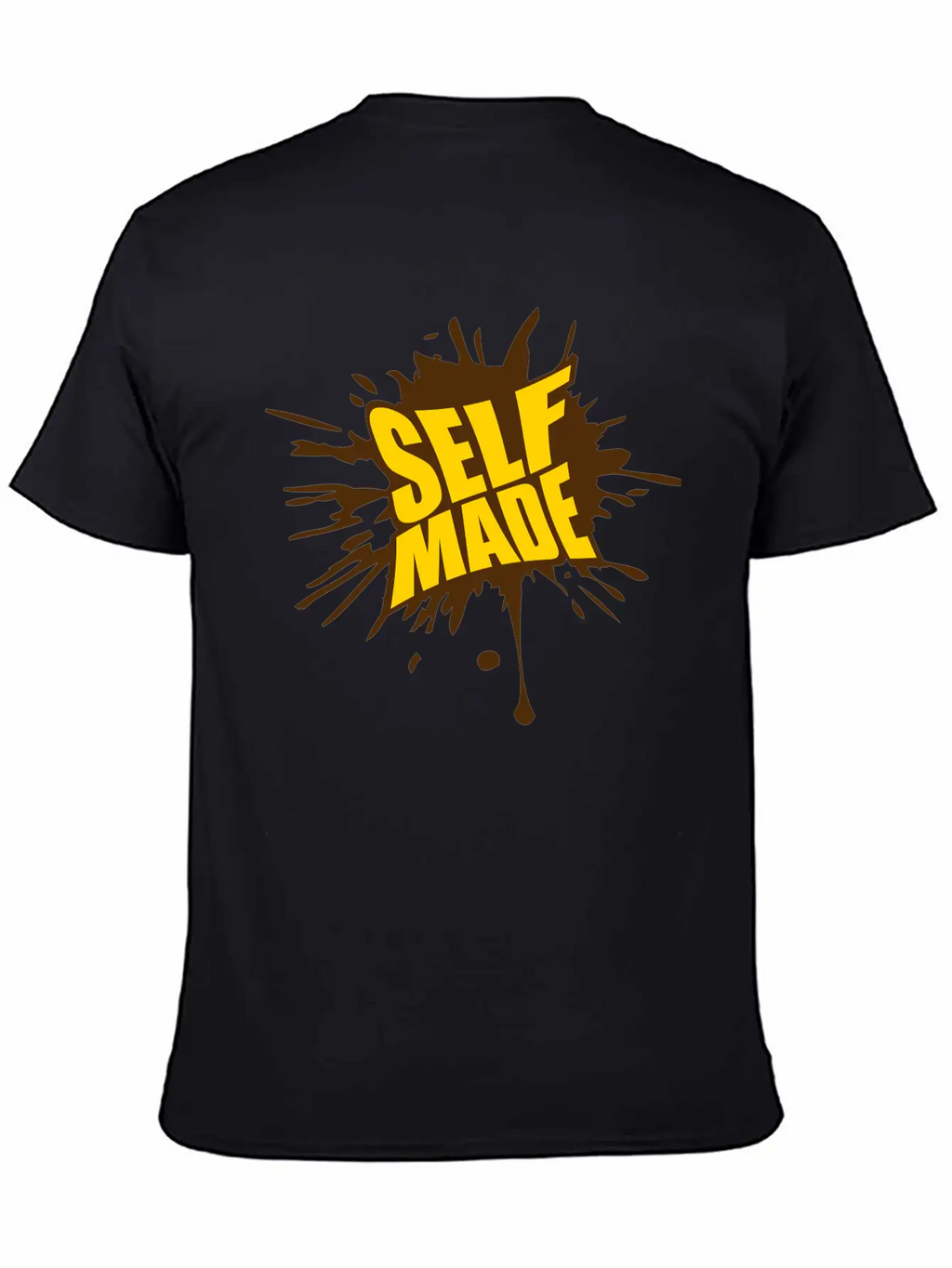 Blob Drop Splash Millionaire Self Made Empower Mon Timeless Short Sleeve Tee – Comfy And Minimalist Design