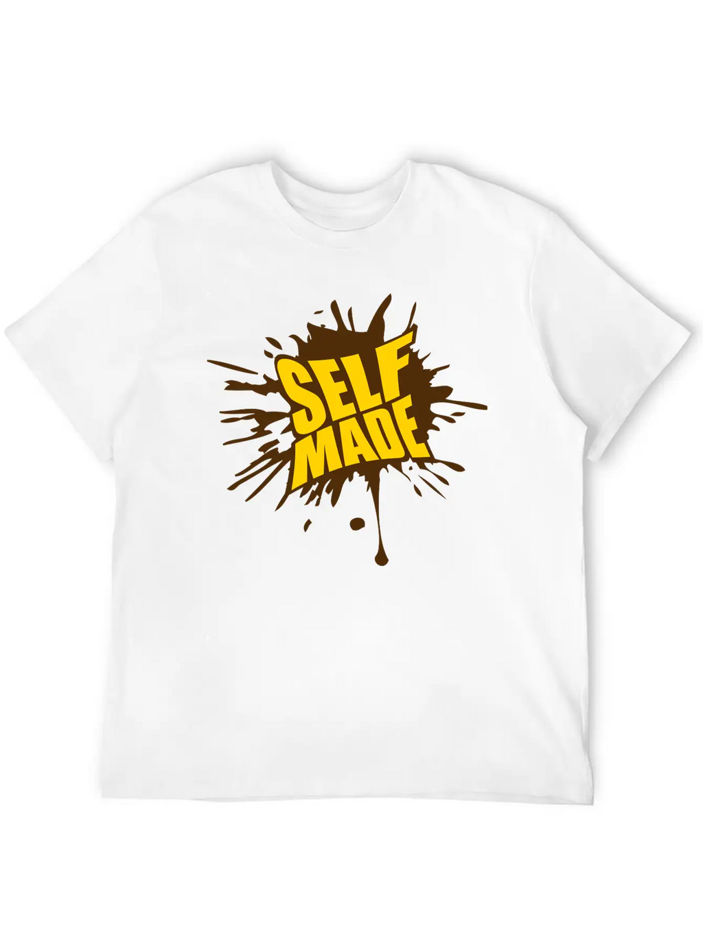 Blob Drop Splash Millionaire Self Made Empower Mon Timeless Short Sleeve Tee – Comfy And Minimalist Design