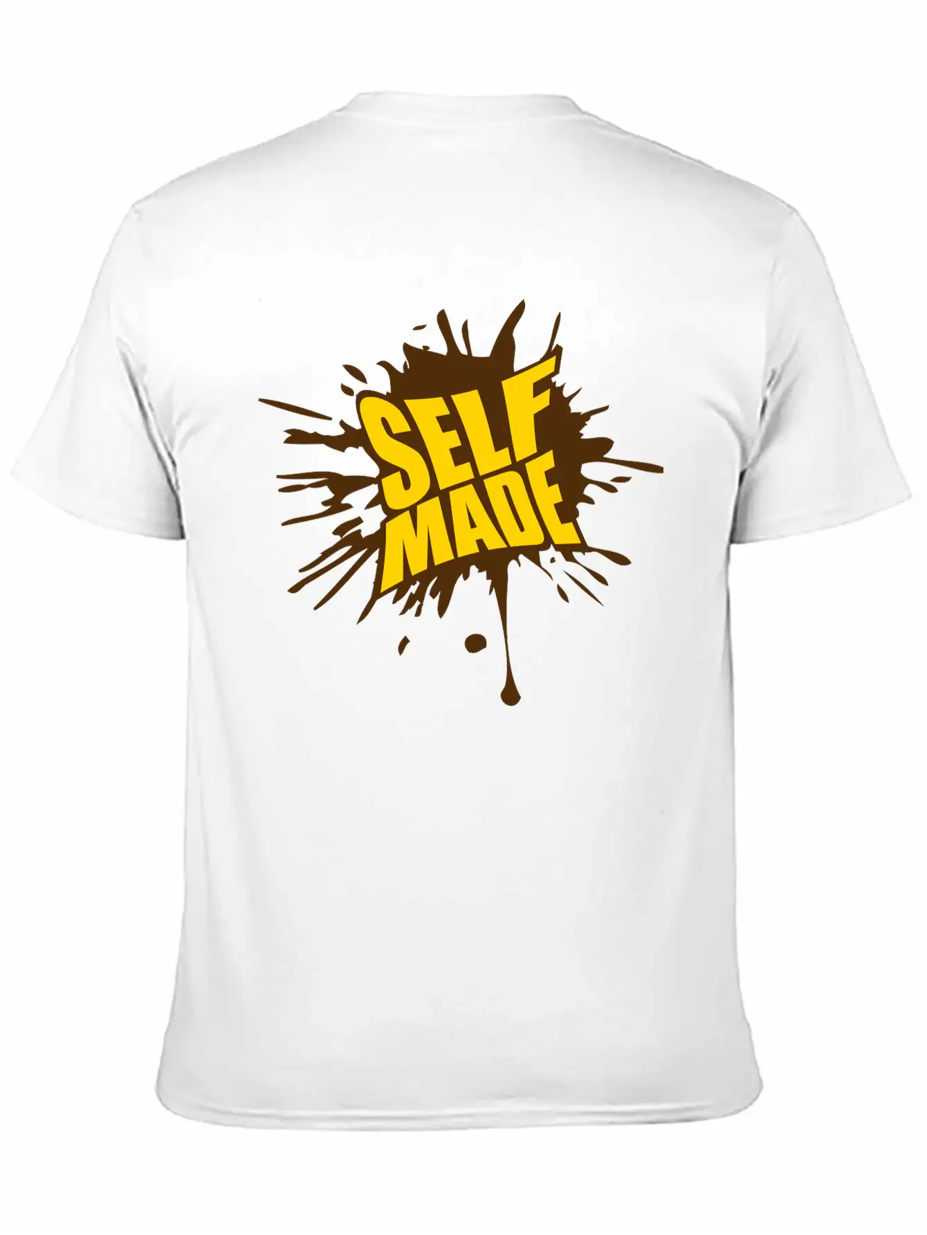 Blob Drop Splash Millionaire Self Made Empower Mon Timeless Short Sleeve Tee – Comfy And Minimalist Design