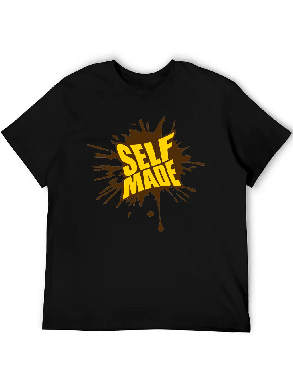 Blob Drop Splash Millionaire Self Made Empower Mon Timeless Short Sleeve Tee – Comfy And Minimalist Design