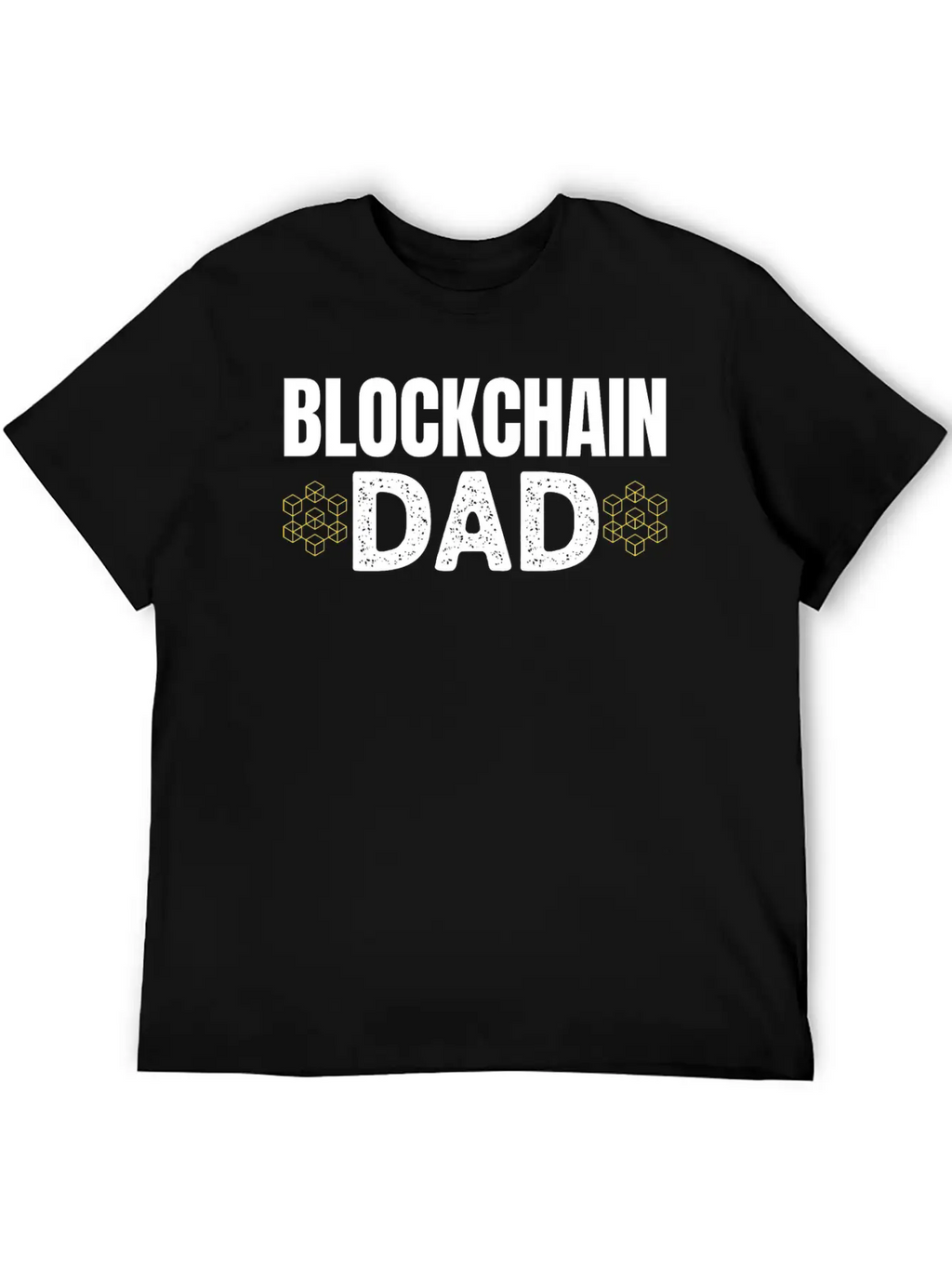 Blockchain Dad Crypto Currency Father Bitcoin Geek Unisex Casual T-Shirt – Clean Design For Daily Comfort
