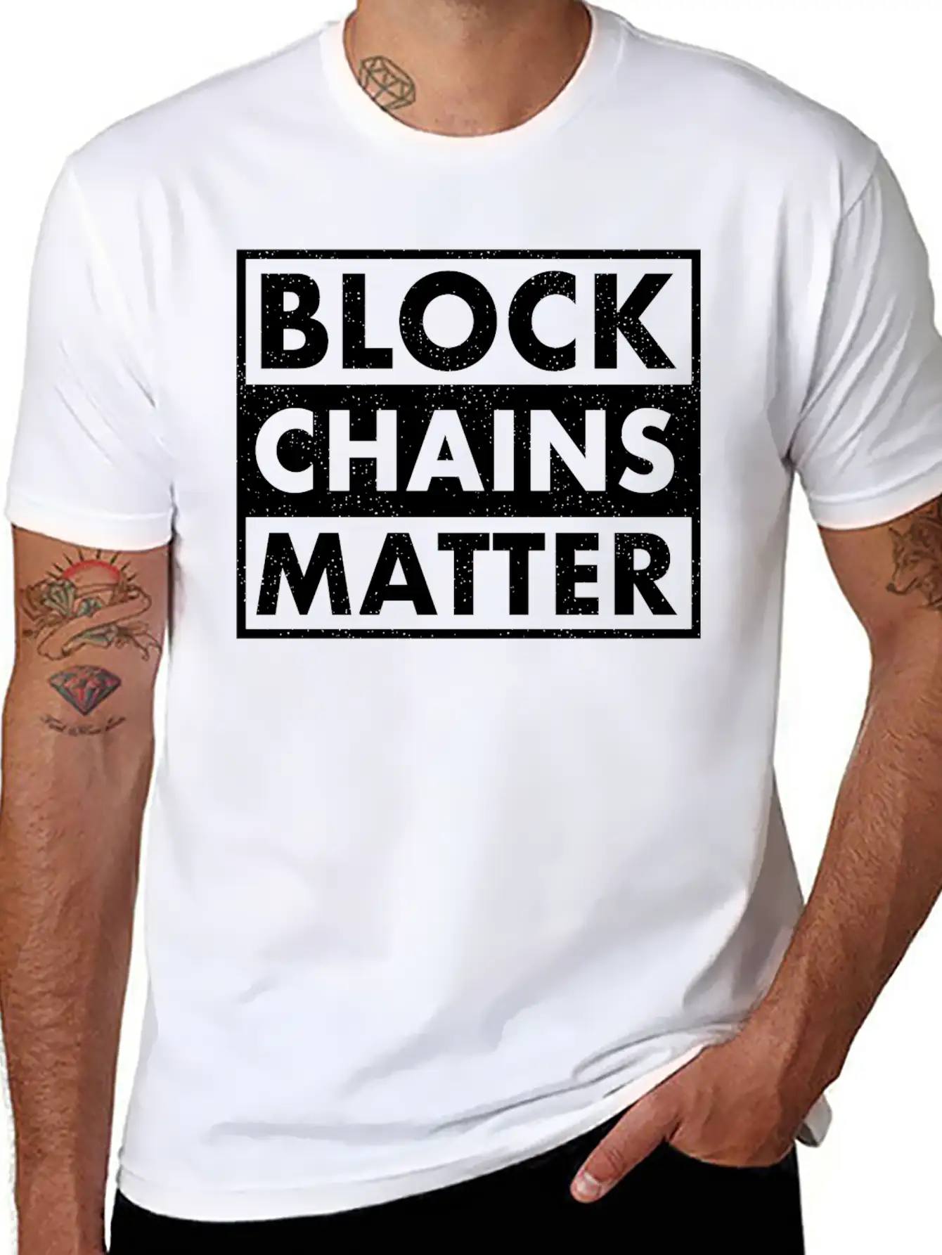 BLOCKCHAINS MATTER Essential Cotton Tee For Daily Outfits – Unisex Style