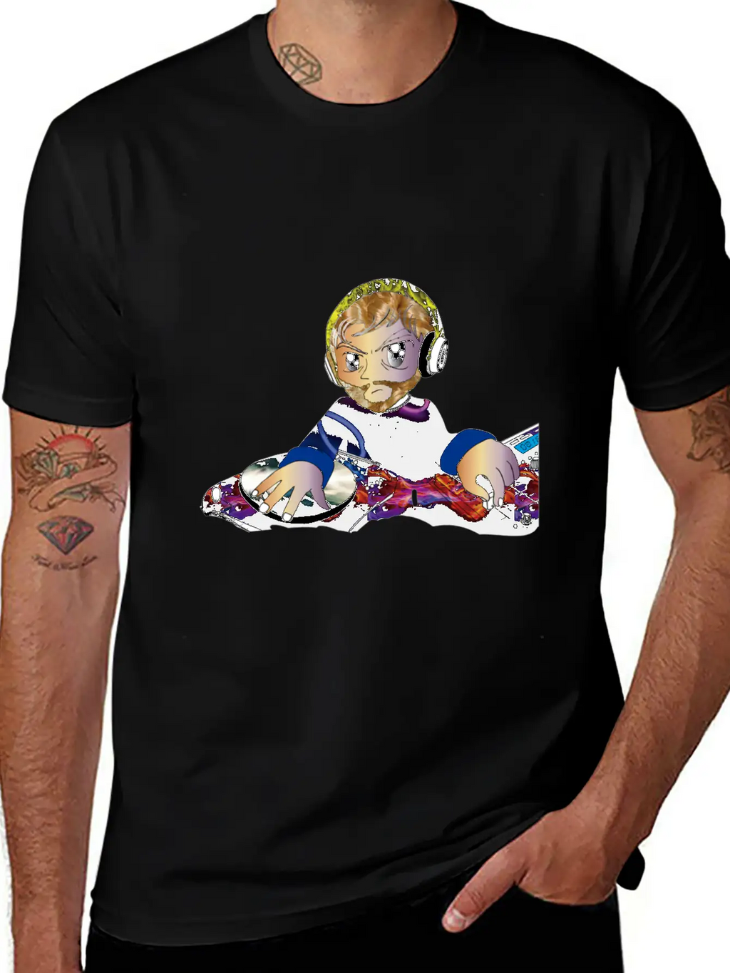 Blond Dj Classic Cotton Tee – Unisex Comfort For Any Season