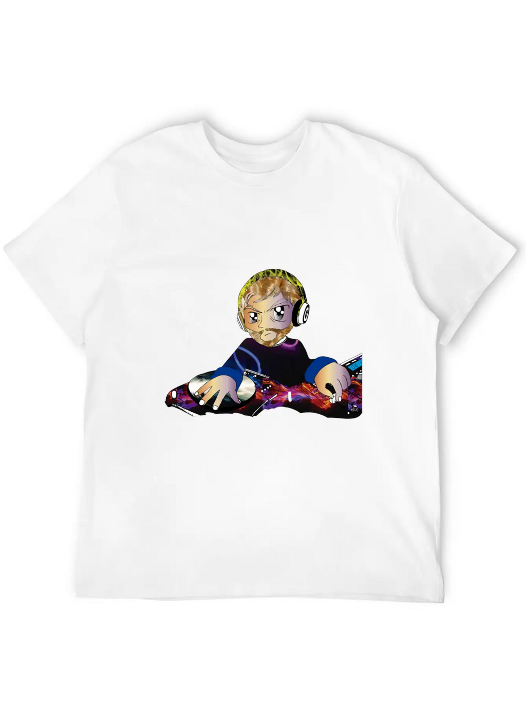 Blond Dj Classic Cotton Tee – Unisex Comfort For Any Season