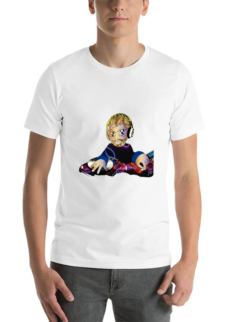 Blond Dj Classic Cotton Tee – Unisex Comfort For Any Season