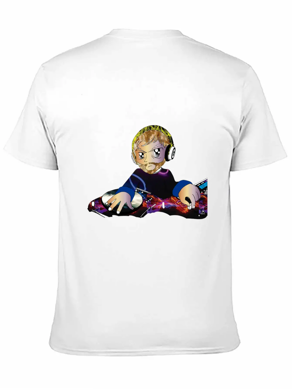 Blond Dj Classic Cotton Tee – Unisex Comfort For Any Season