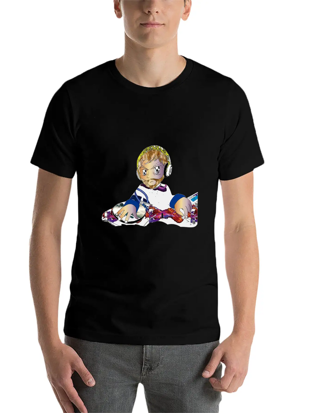Blond Dj Classic Cotton Tee – Unisex Comfort For Any Season
