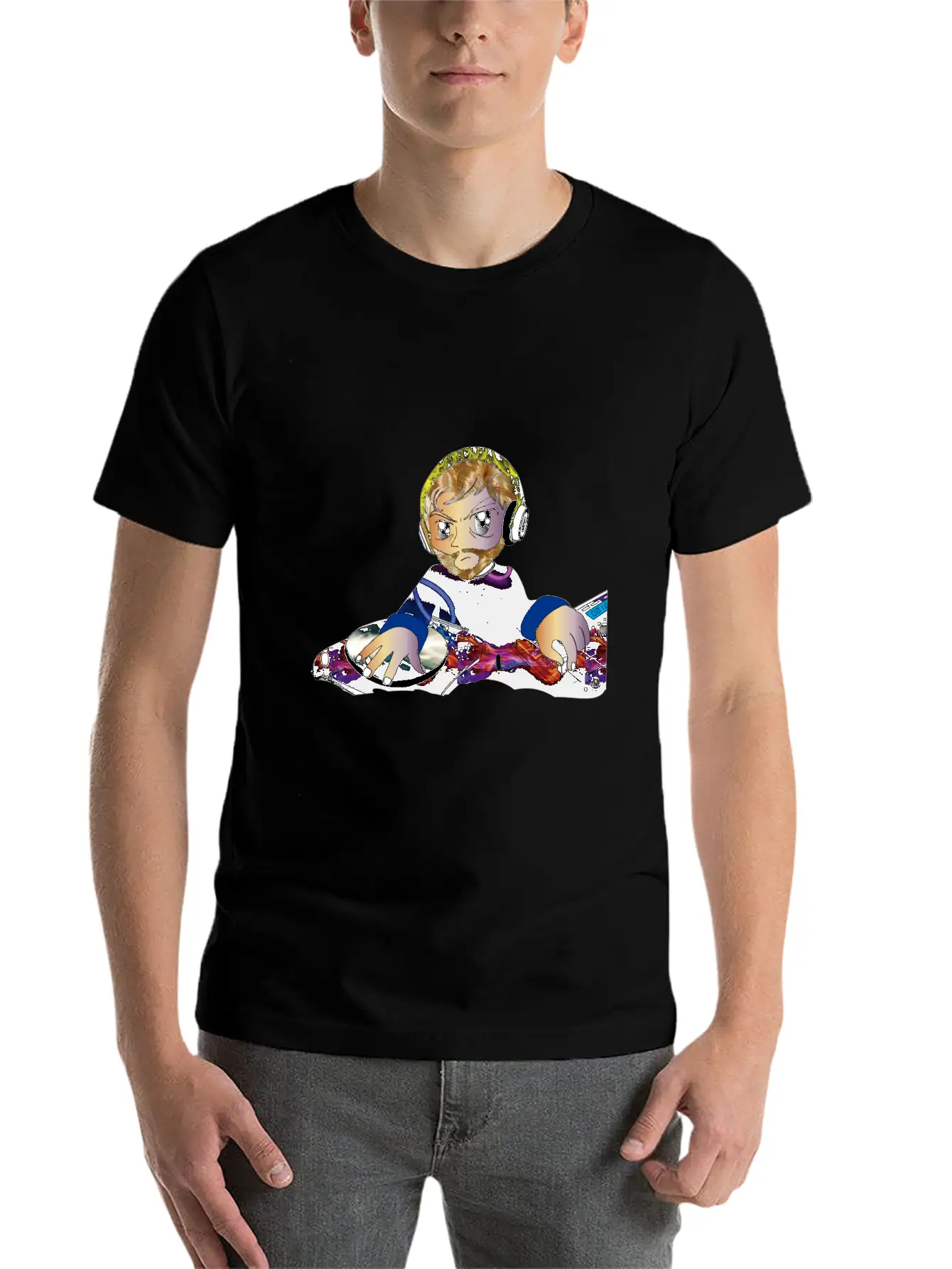 Blond Dj Classic Cotton Tee – Unisex Comfort For Any Season
