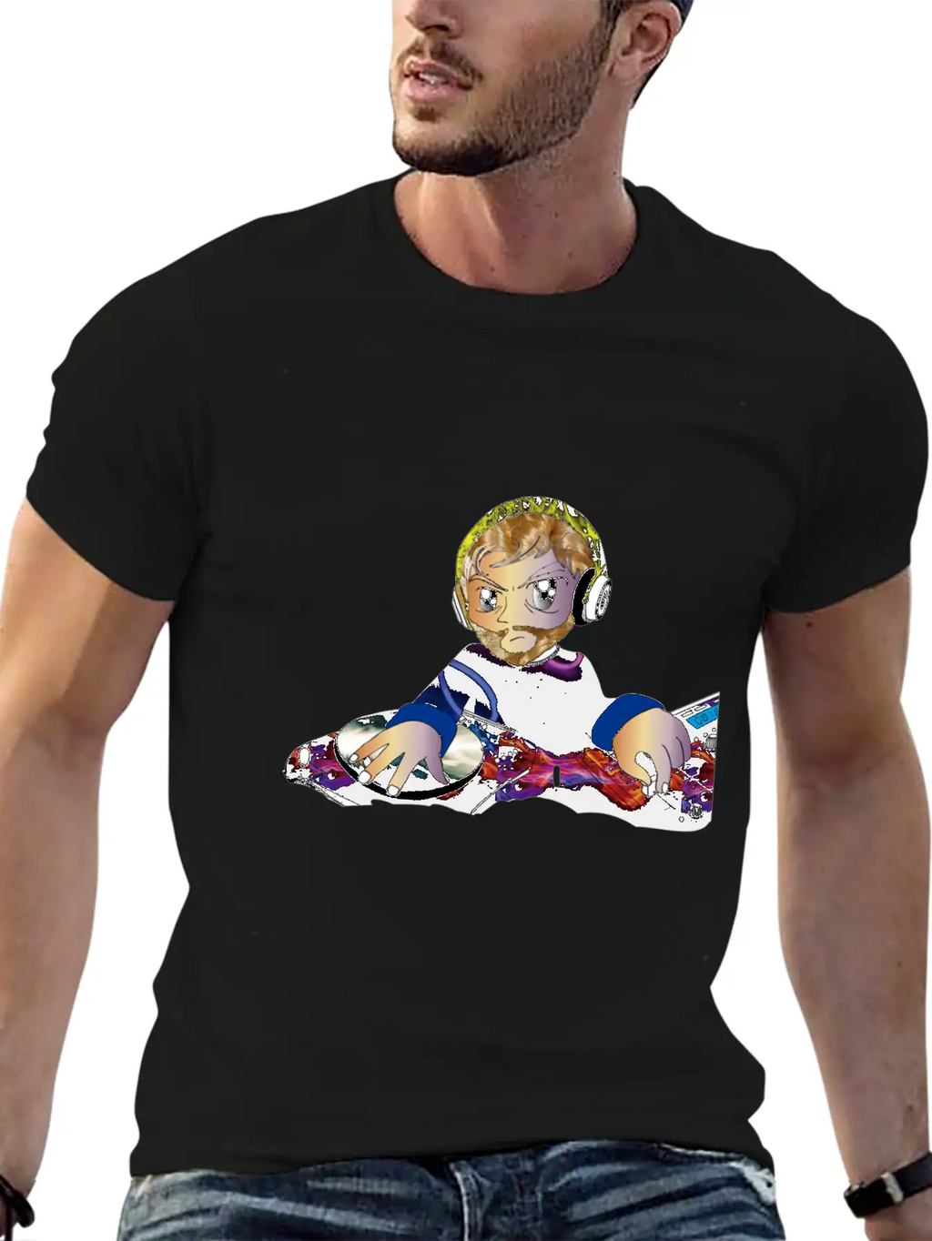 Blond Dj Classic Cotton Tee – Unisex Comfort For Any Season