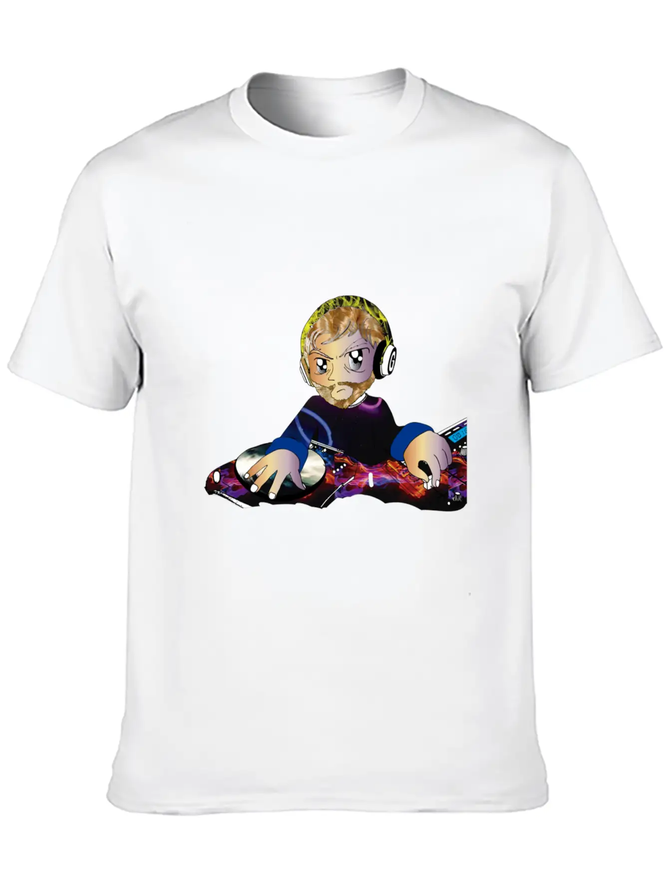 Blond Dj Classic Cotton Tee – Unisex Comfort For Any Season