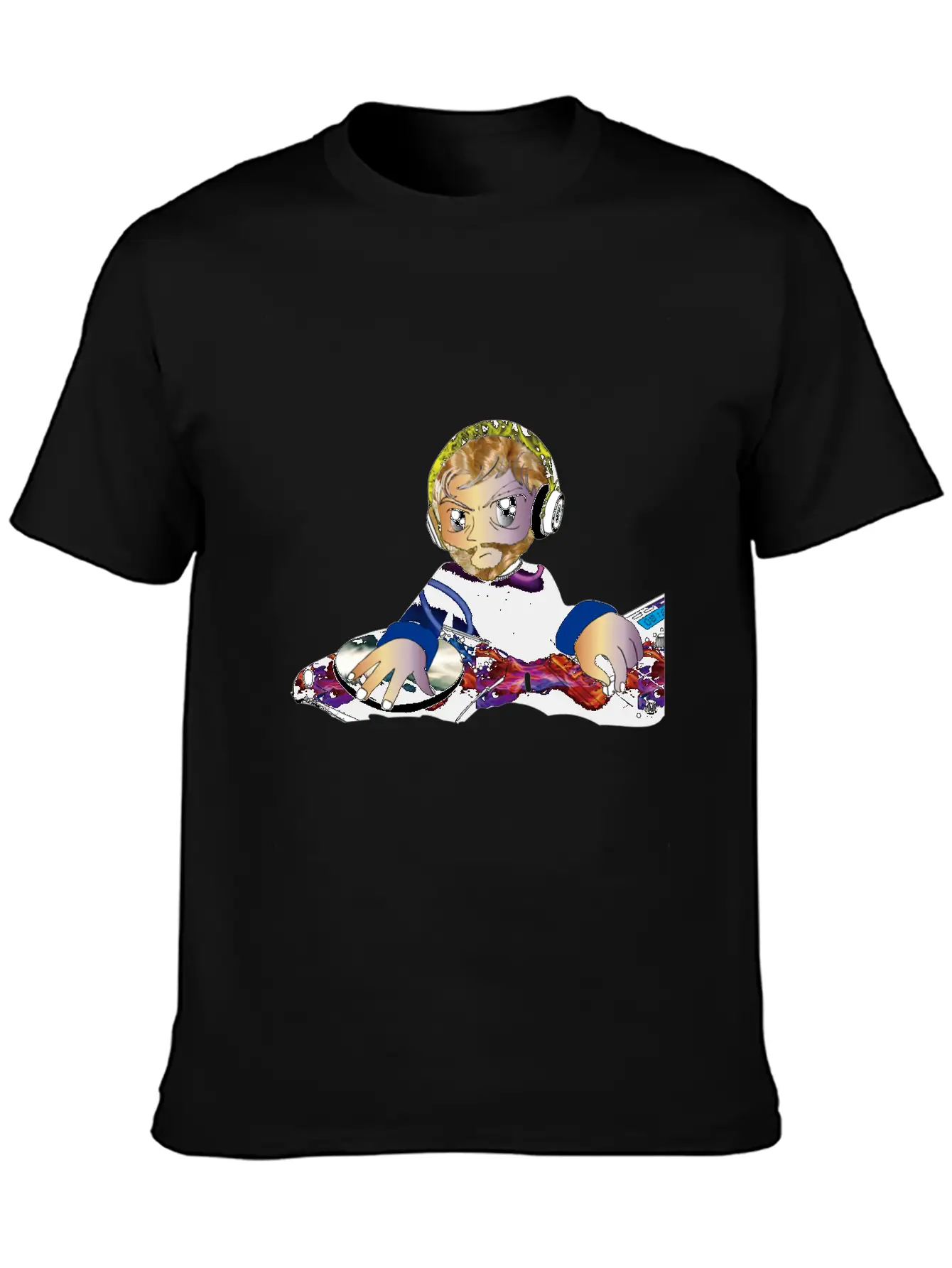 Blond Dj Classic Cotton Tee – Unisex Comfort For Any Season
