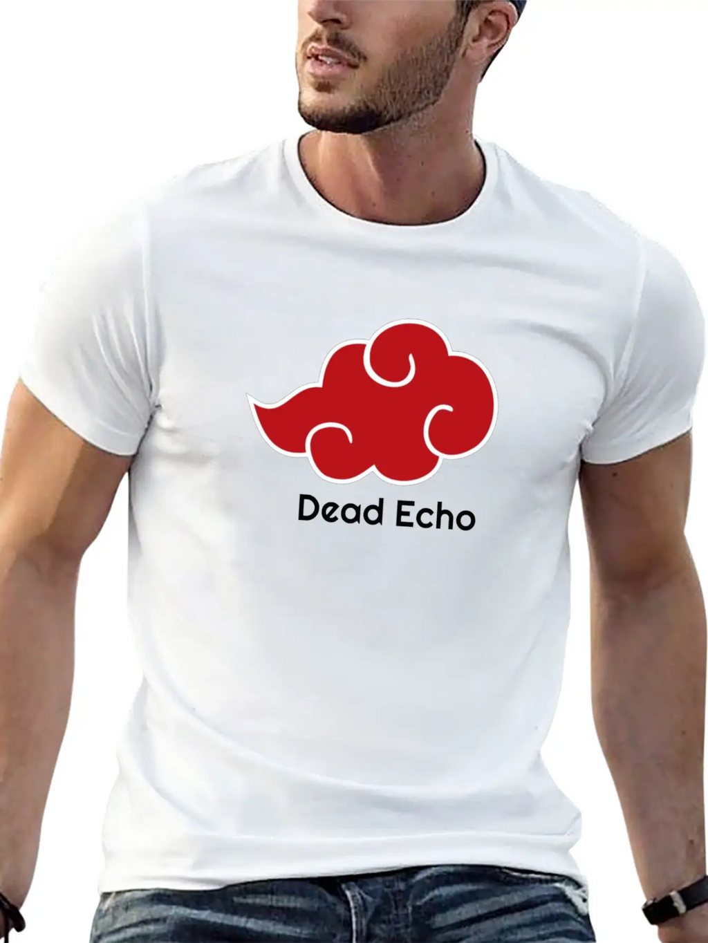 BloodCloudWritingBlack Relaxed Everyday Tee – Lightweight And Durable Cotton