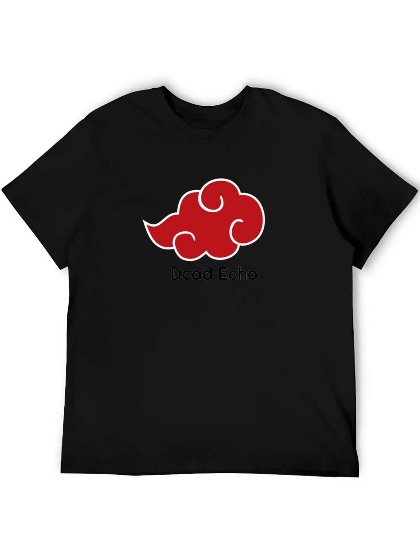 BloodCloudWritingBlack Relaxed Everyday Tee – Lightweight And Durable Cotton