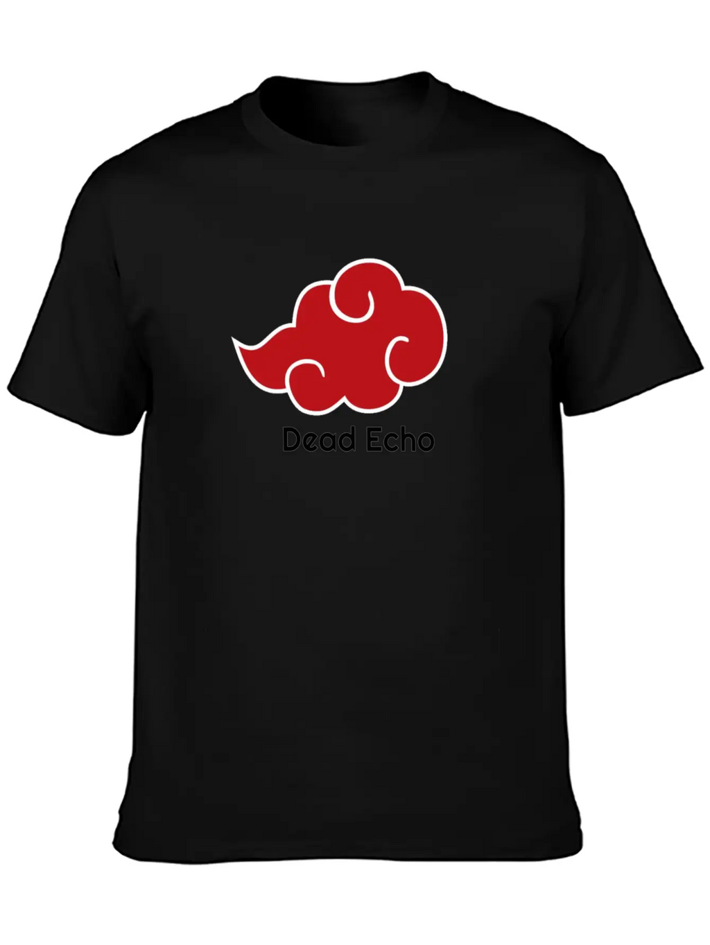 BloodCloudWritingBlack Relaxed Everyday Tee – Lightweight And Durable Cotton