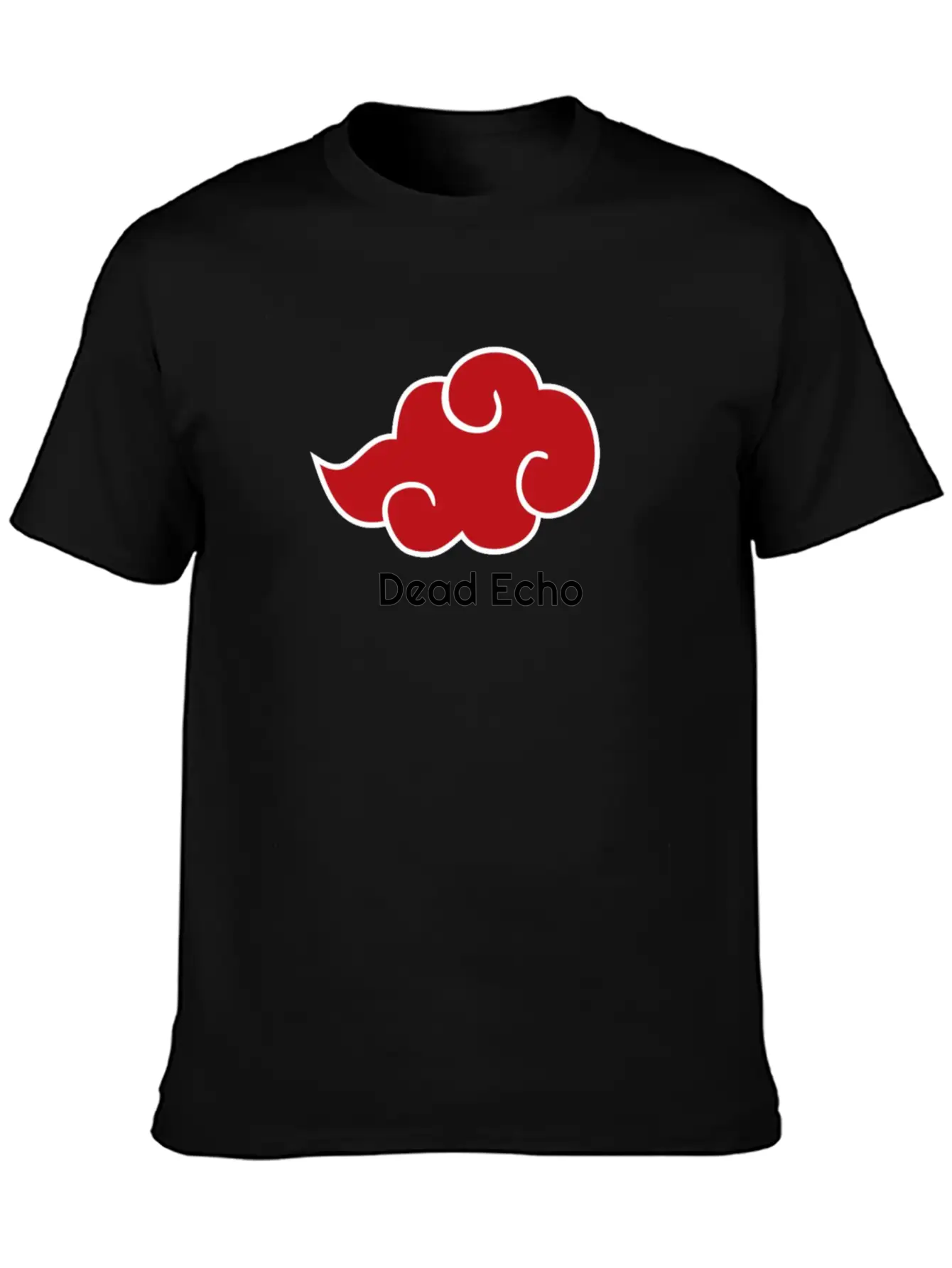 BloodCloudWritingBlack Relaxed Everyday Tee – Lightweight And Durable Cotton