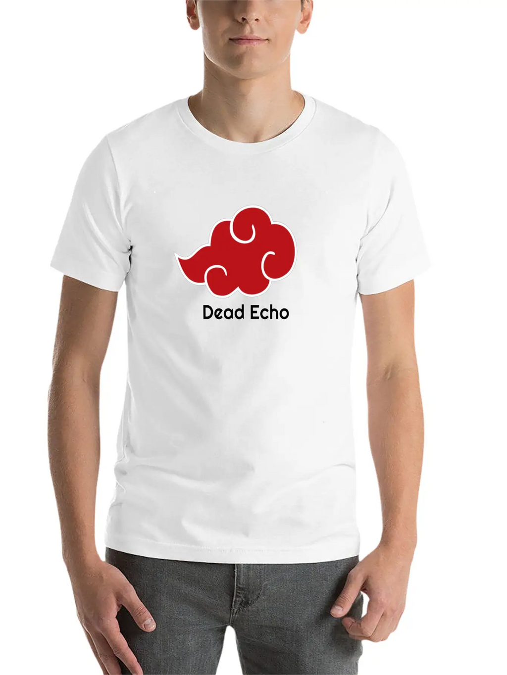 BloodCloudWritingBlack Relaxed Everyday Tee – Lightweight And Durable Cotton