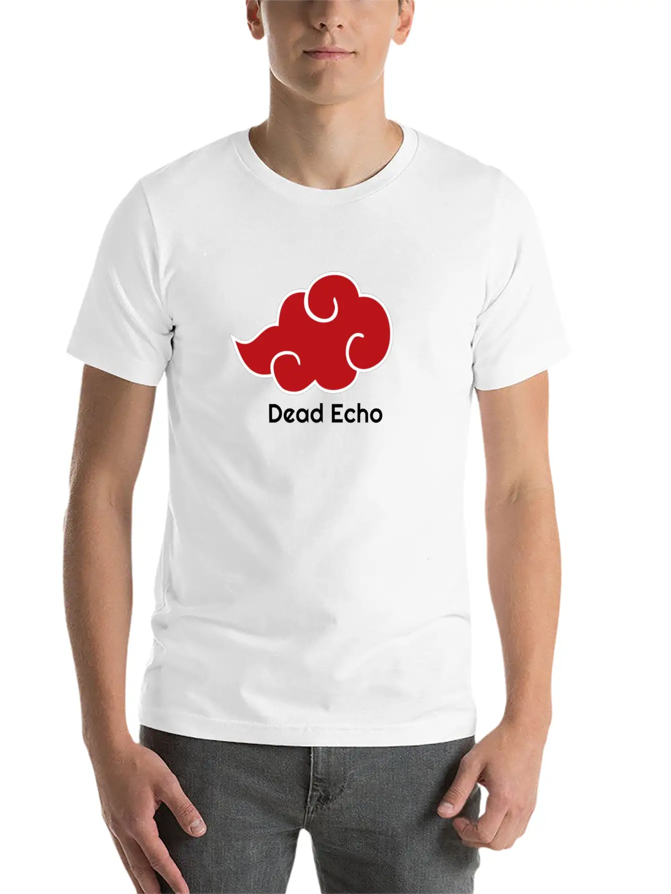 BloodCloudWritingBlack Relaxed Everyday Tee – Lightweight And Durable Cotton