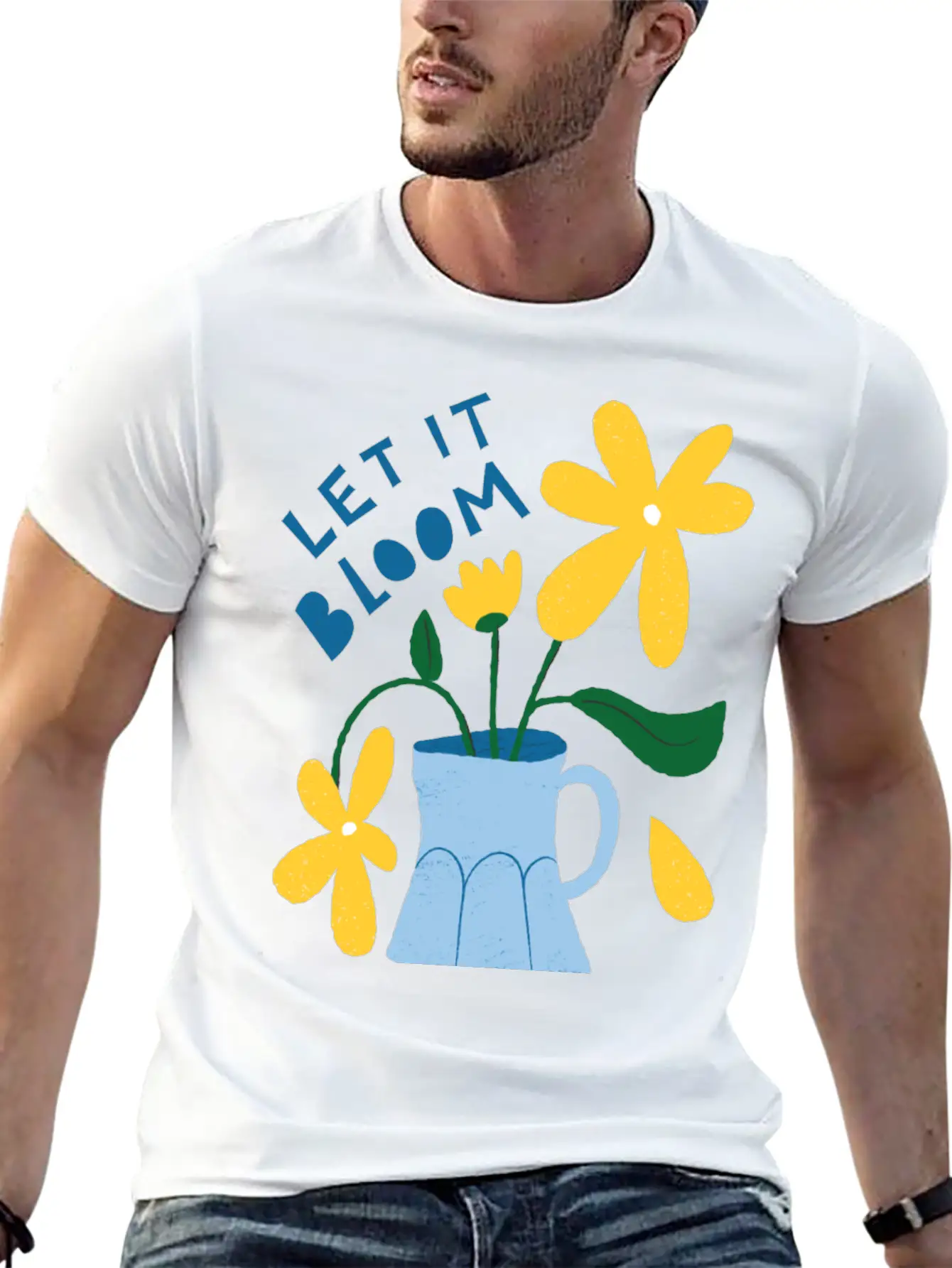 Bloom And Grow Breathable Graphic T-Shirt – Perfect For Casual Days