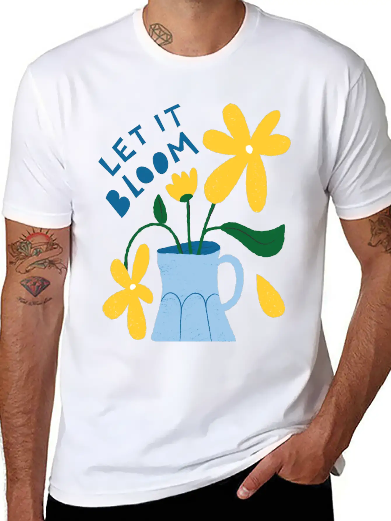 Bloom And Grow Breathable Graphic T-Shirt – Perfect For Casual Days
