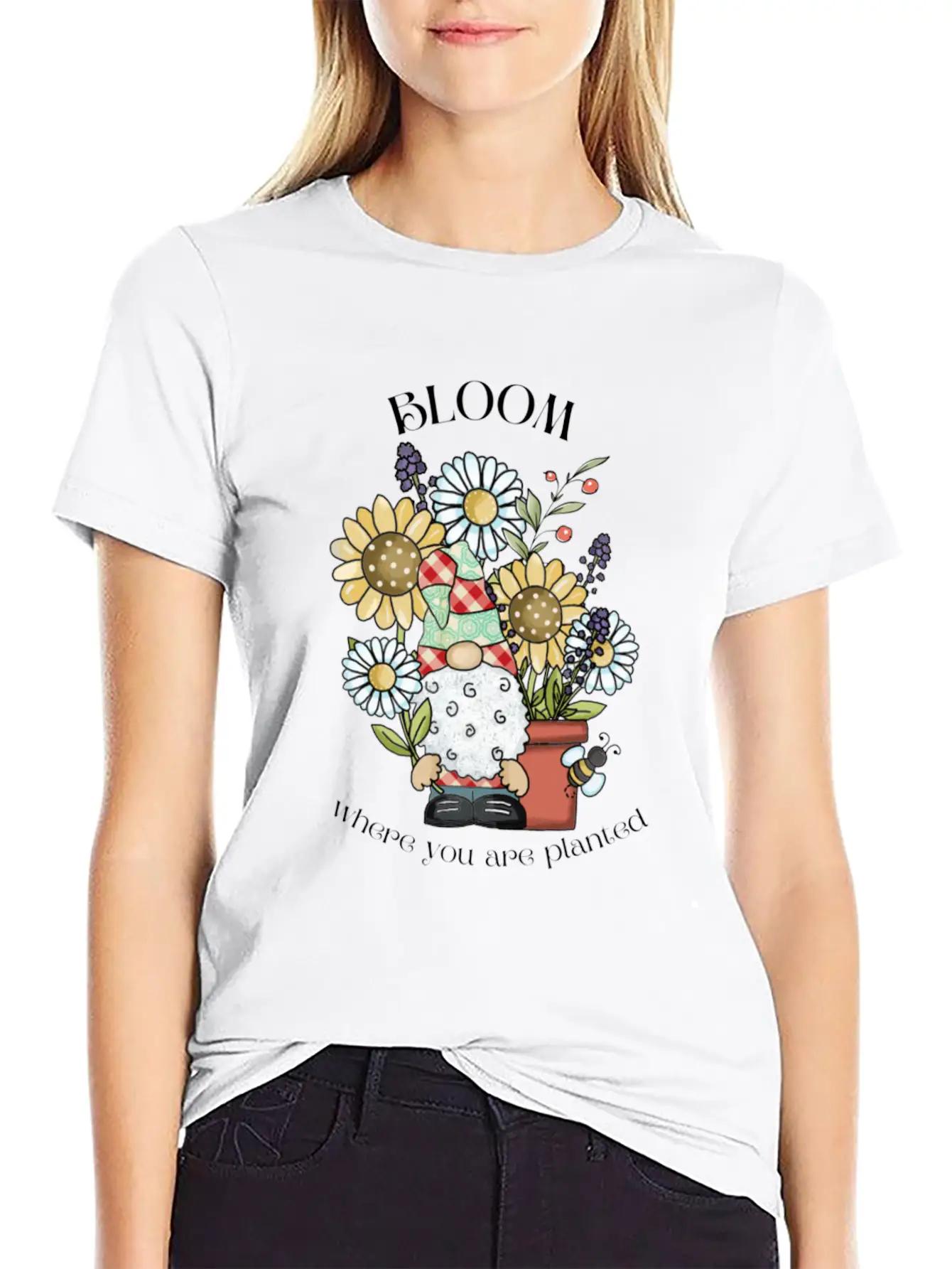 Bloom Relaxed Everyday Tee – Lightweight And Durable Cotton