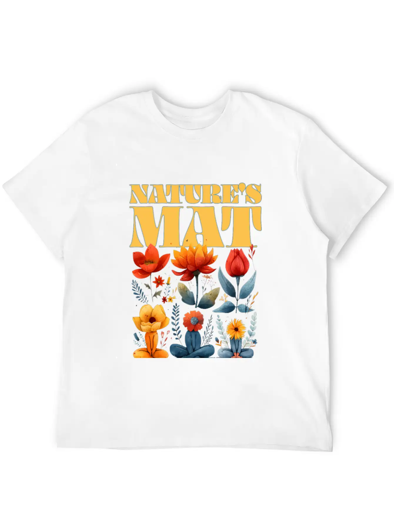 Bloom Yoga Oasis Essential Cotton Tee For Daily Outfits – Unisex Style