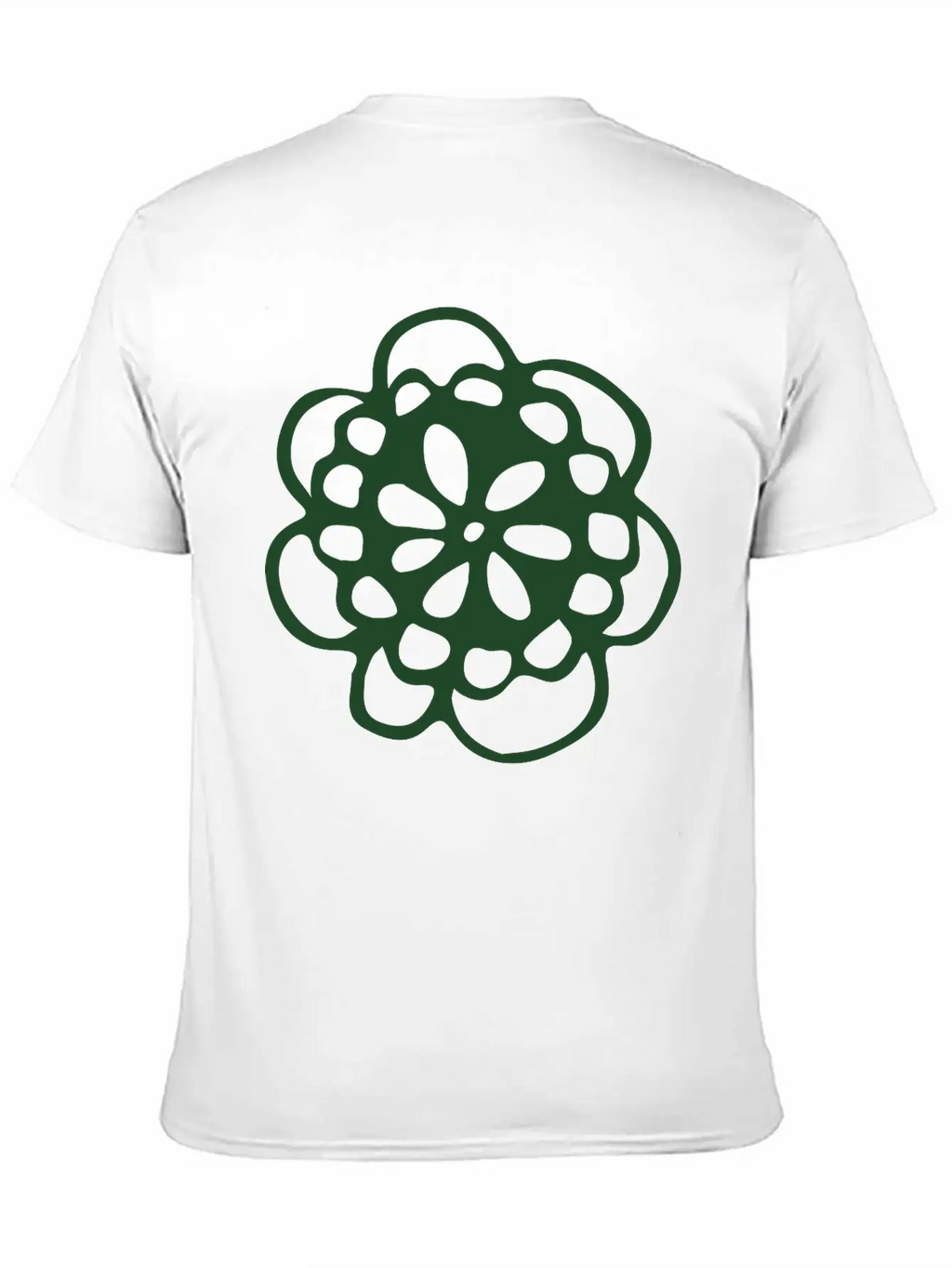 Blossom Mandala Breathable Graphic T-Shirt – Perfect For Casual Days