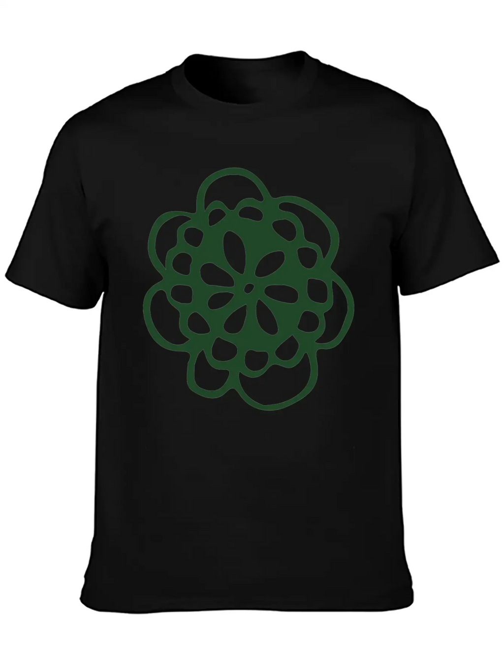 Blossom Mandala Breathable Graphic T-Shirt – Perfect For Casual Days