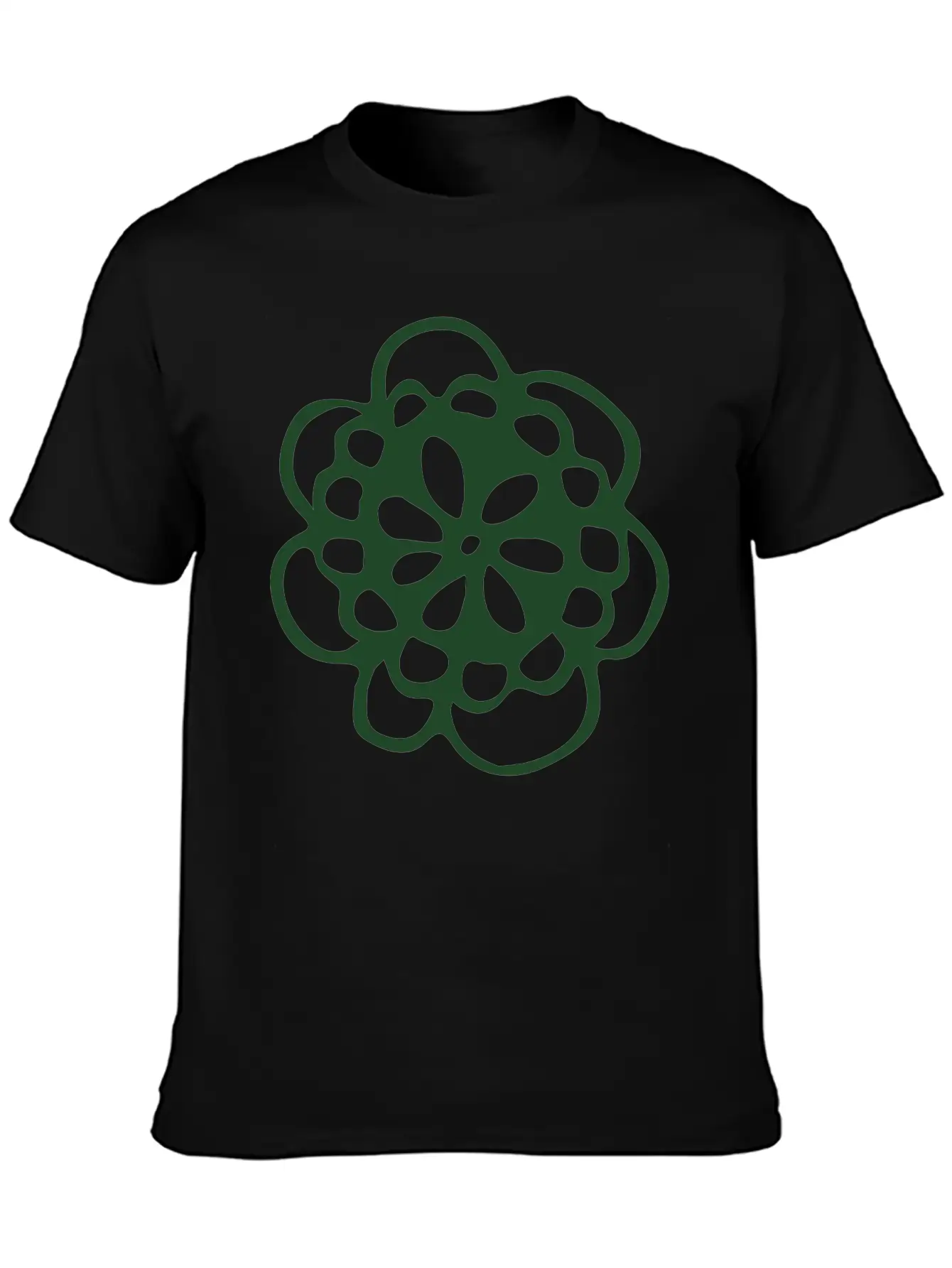 Blossom Mandala Breathable Graphic T-Shirt – Perfect For Casual Days
