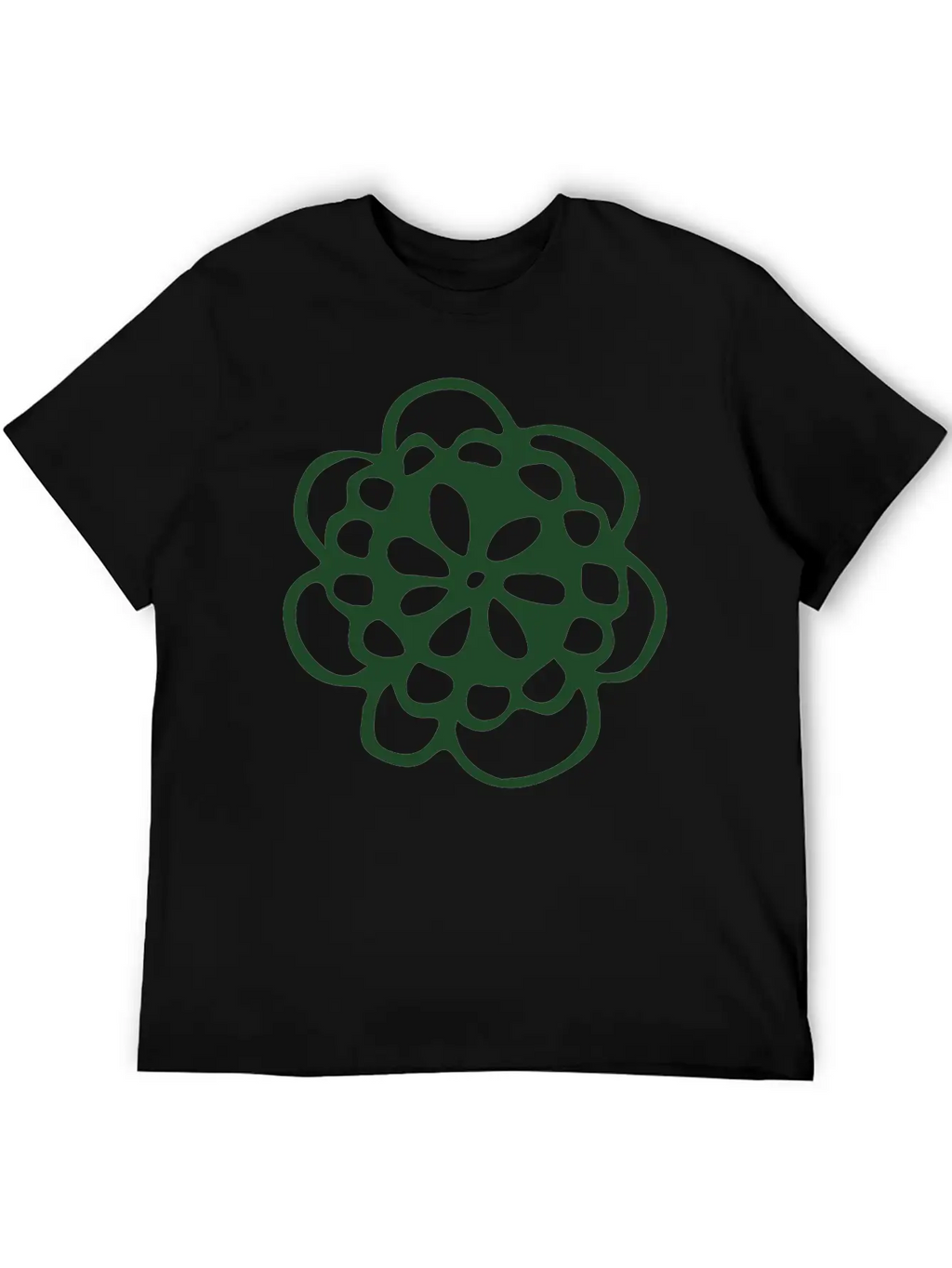 Blossom Mandala Breathable Graphic T-Shirt – Perfect For Casual Days