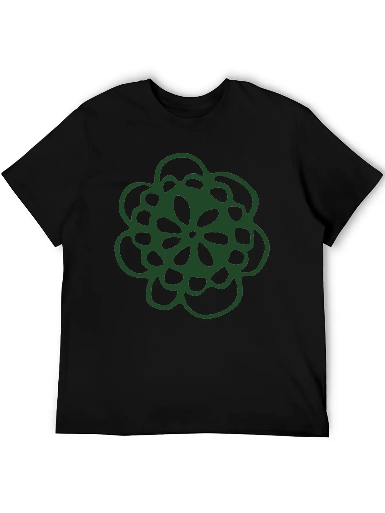 Blossom Mandala Breathable Graphic T-Shirt – Perfect For Casual Days